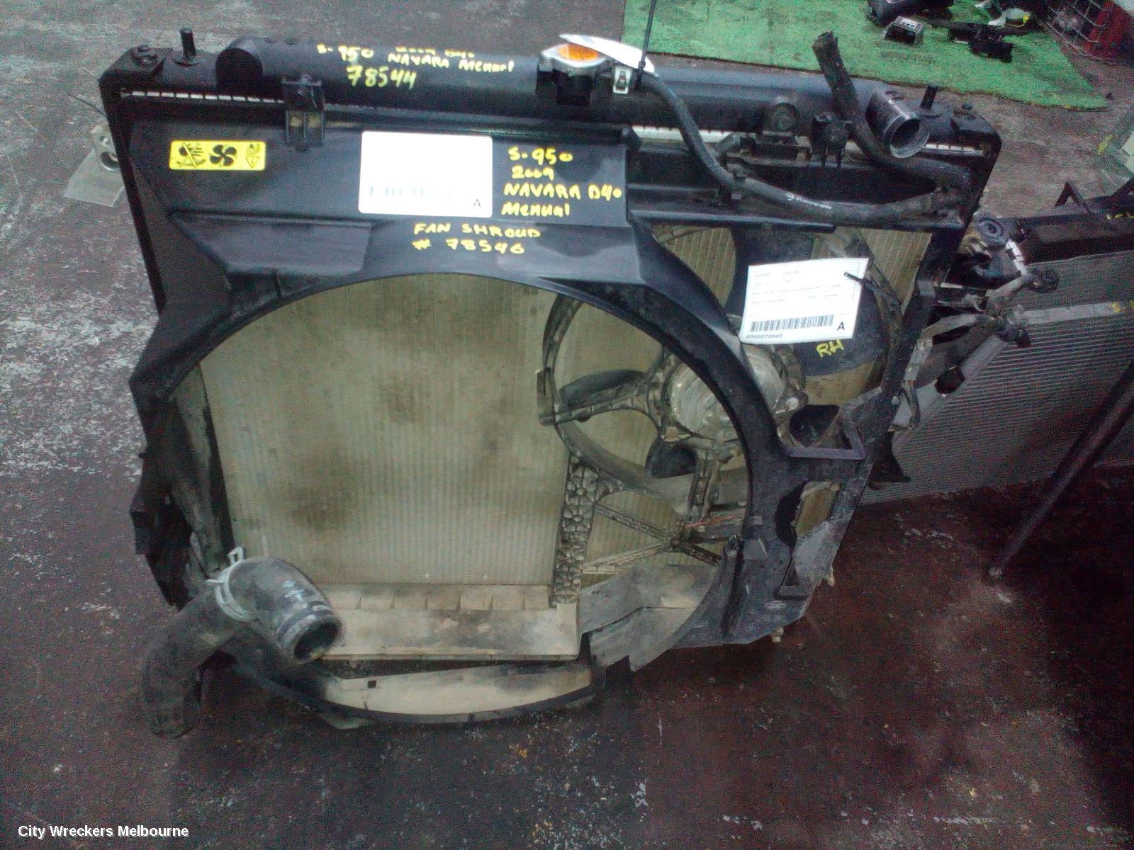 NISSAN NAVARA RADIATOR, D40, 4.0, VQ40, PETROL, 09/2005 - 12/2011