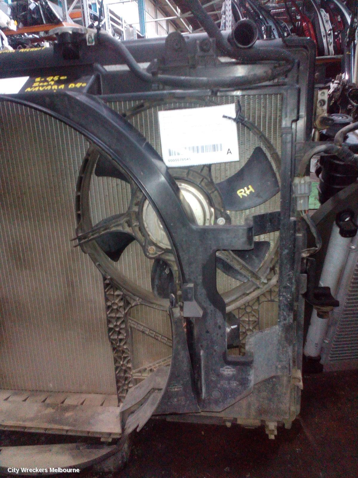 NISSAN NAVARA FAN, D40 (VIN VSK), ENGINE FAN-BLADES ONLY, 4.0, VQ40, PETROL, 09/2005 - 12/2011