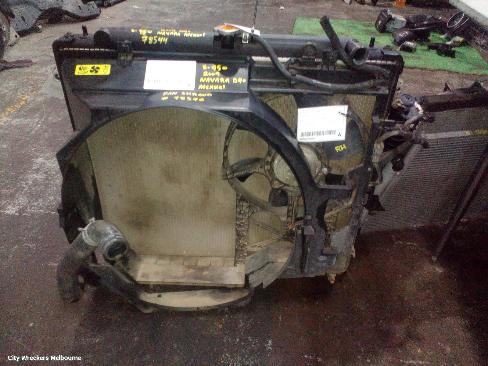 NISSAN NAVARA FAN, D40 (VIN VSK), ENGINE FAN-BLADES ONLY, 4.0, VQ40, PETROL, 09/2005 - 12/2011