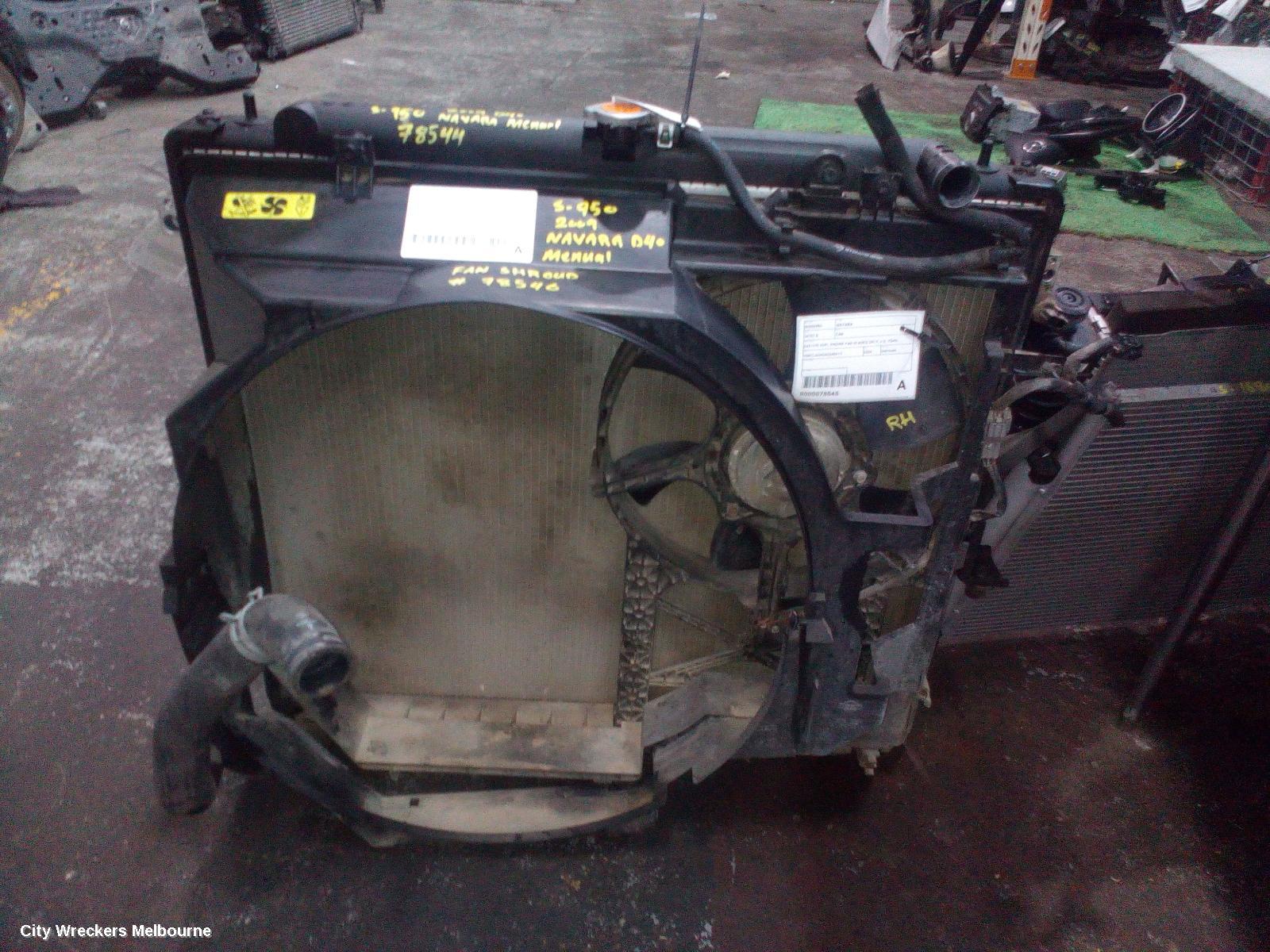 NISSAN NAVARA FAN SHROUD, D40, PETROL, 4.0, VQ40, 09/2005 - 12/2011