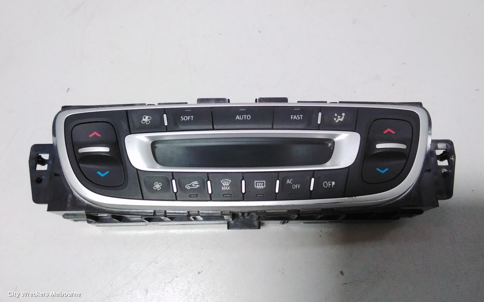 RENAULT MEGANE HEATER/AC CONTROLS, X32/X95, 09/2010 - 05/2016