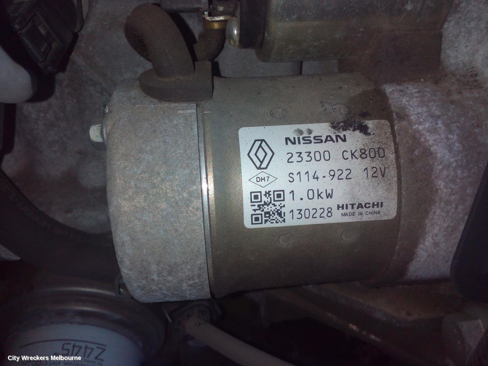 RENAULT MEGANE STARTER, PETROL, 2.0, M4RF/M4RK, HITACHI BRAND, X32/X95, 09/2010 - 05/2016