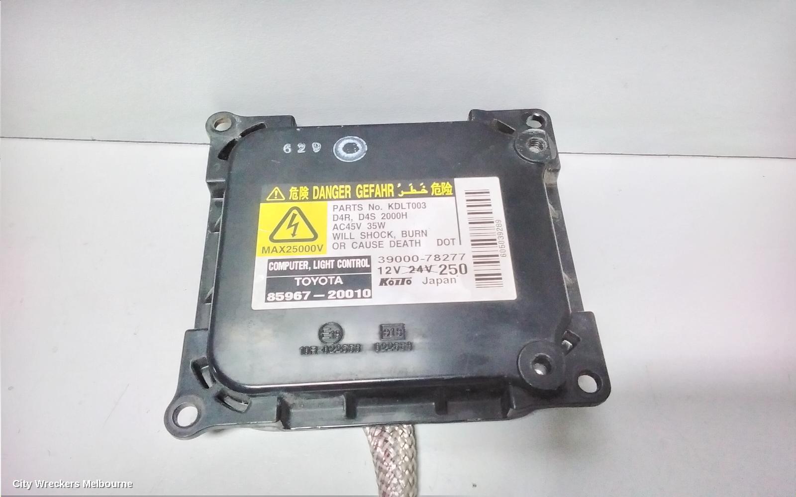 TOYOTA ESTIMA, XR50, 05-19, 39000-78277  HEADLIGHT MOUDLE AND BULB: 78566