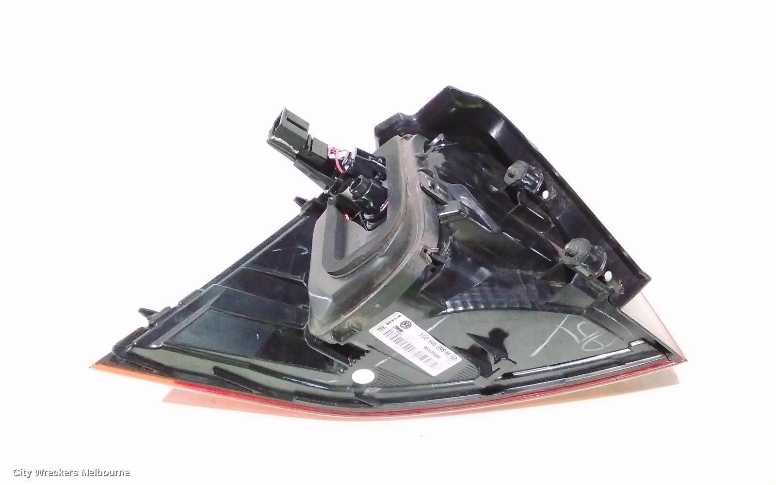 VOLKSWAGEN GOLF RIGHT TAILLIGHT, GEN 7, HATCH, STANDARD, NON LED TYPE, 03/2013 - 03/2017