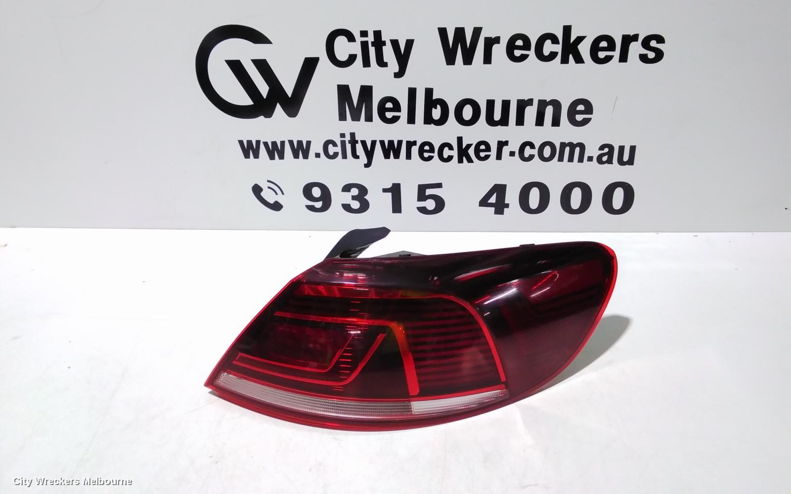 VOLKSWAGEN PASSAT RIGHT TAILLIGHT, 3CC, SEDAN, LED TYPE, 03/2012 - 12/2016