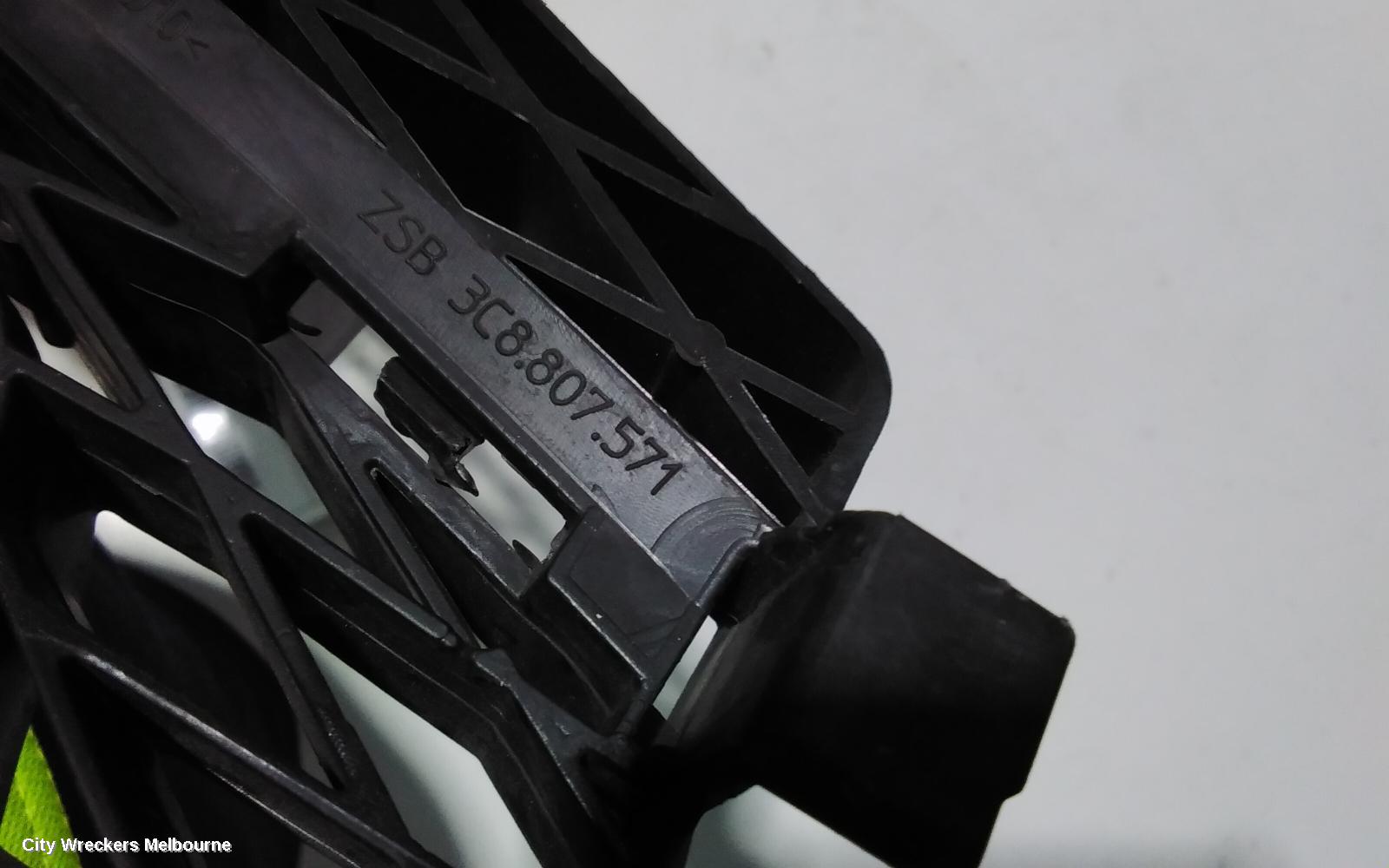 VOLKSWAGEN PASSAT R/BAR BRACKET/REINFO, MAIN REINFORCEMENT, 3CC, SEDAN, 03/2012 - 12/2016