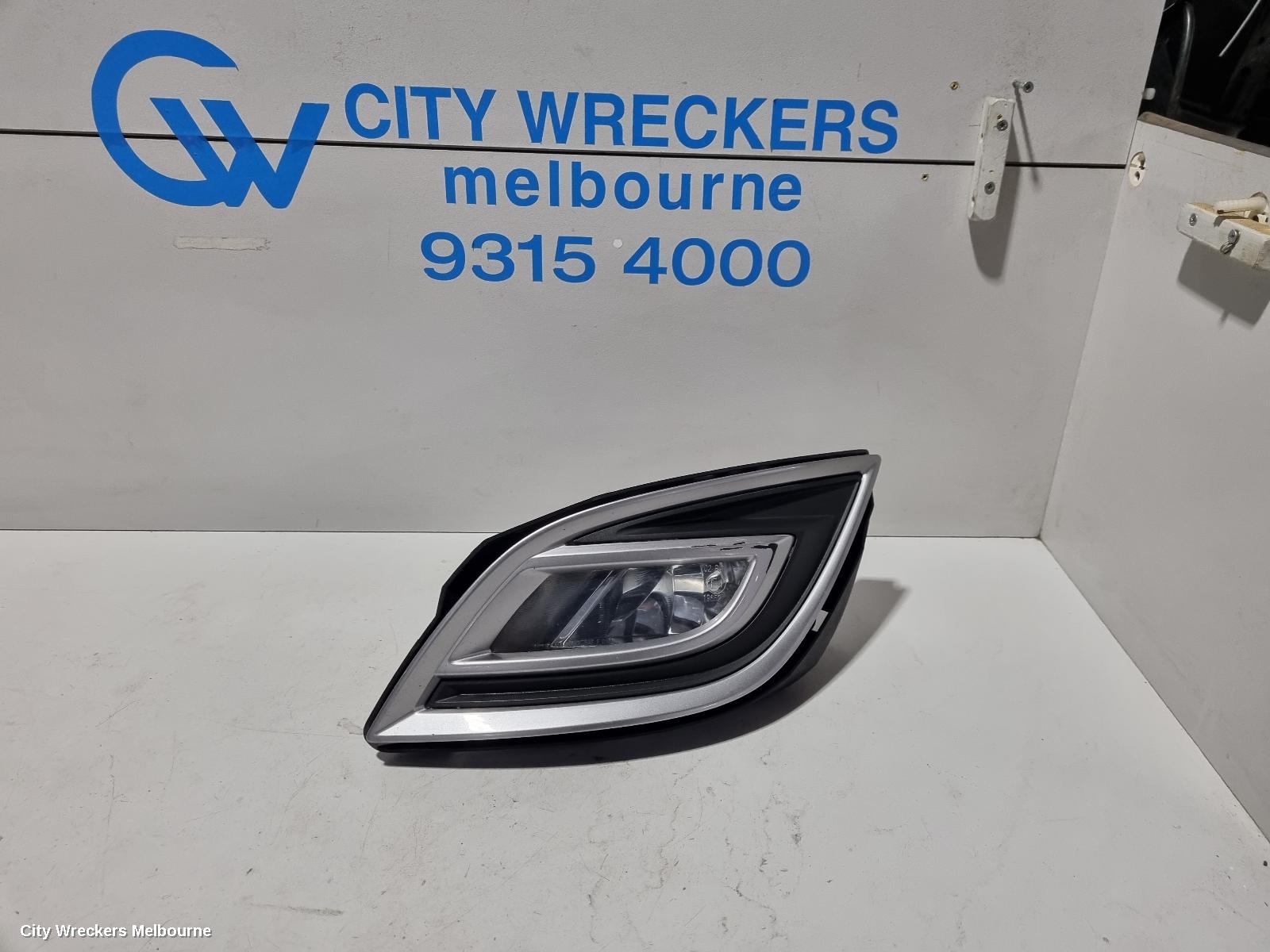MAZDA CX9 LEFT INDICATOR/FOG/SIDE, BUMPER FOGLAMP, TB, 06/2009 - 10/2012