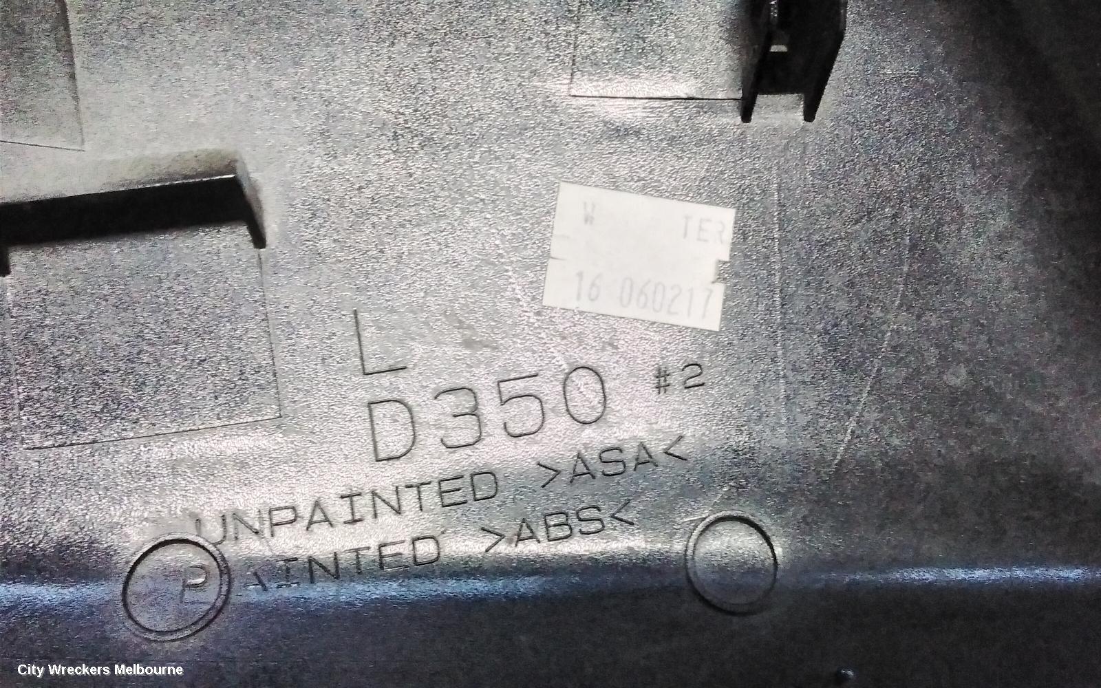 MAZDA 6 LEFT DOOR MIRROR, GG/GY, 3 WIRE TYPE, 09/2002 - 02/2008