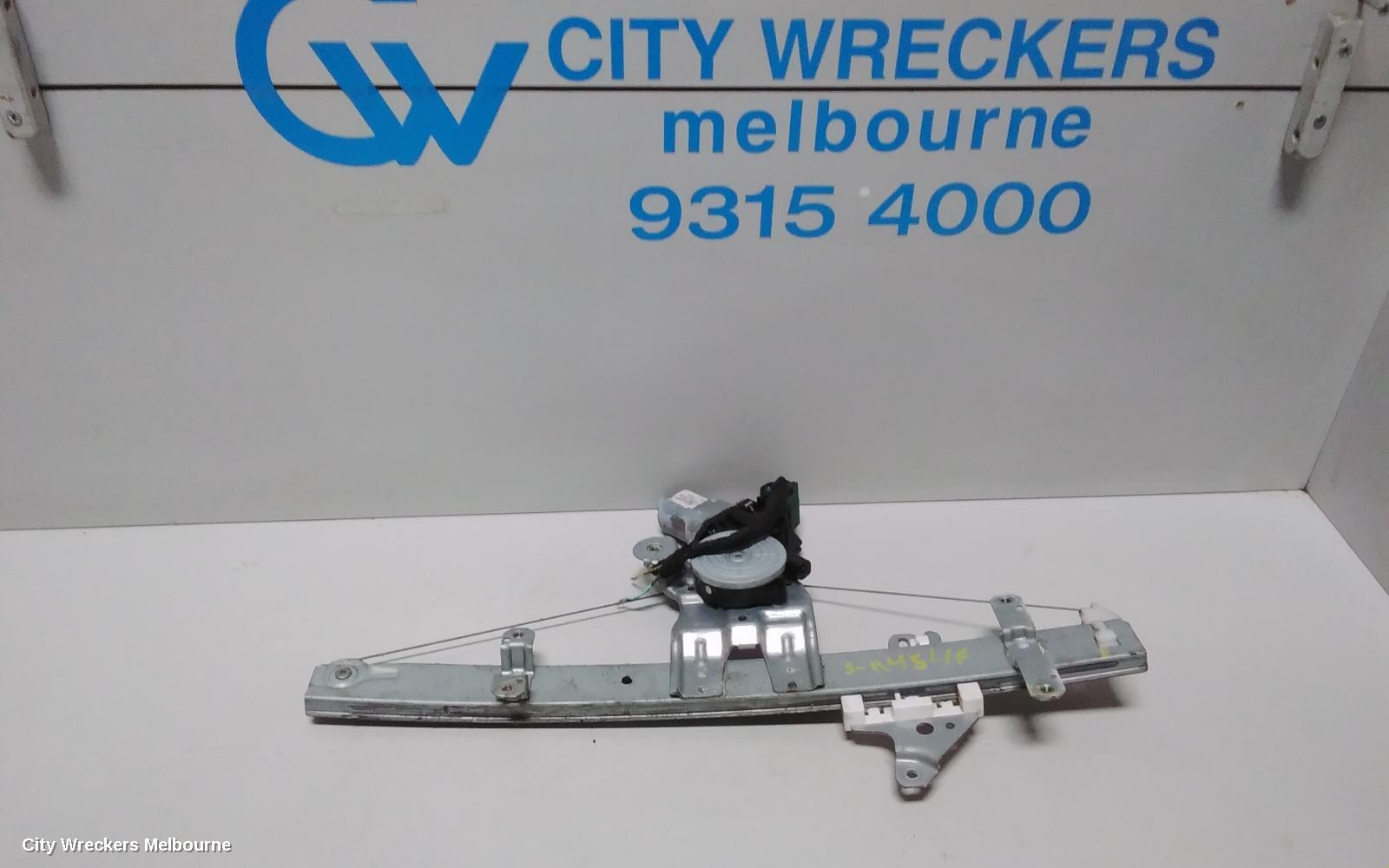 NISSAN PULSAR LEFT FRONT WINDOW REG/MOTOR, B17, SEDAN, 12/2012 - 12/2017