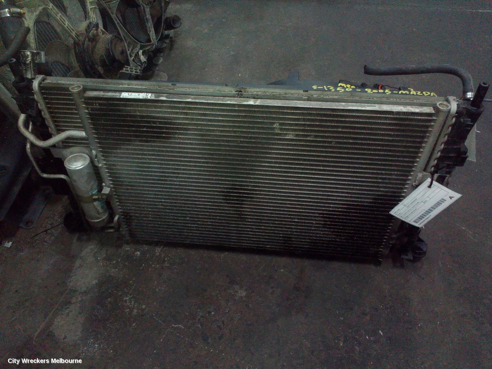 MAZDA 3 RADIATOR, MANUAL, PETROL, BK, 10/2003 - 04/2009