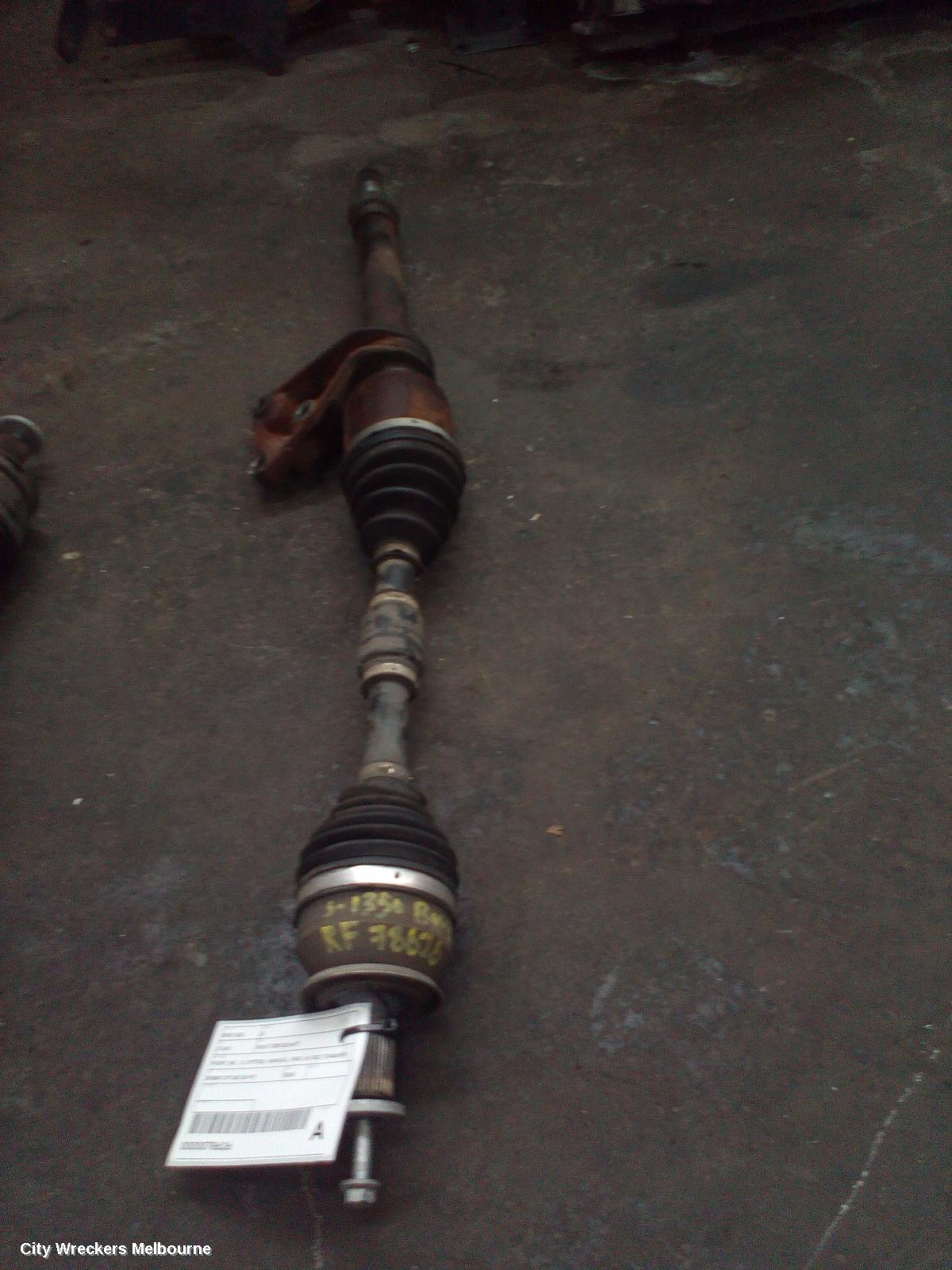 MAZDA 3 RIGHT DRIVESHAFT, FRONT, BK, 2.0, PETROL, MANUAL, FWD, W/ BOLT/WASHER TYPE, 10/2003 - 06/2006