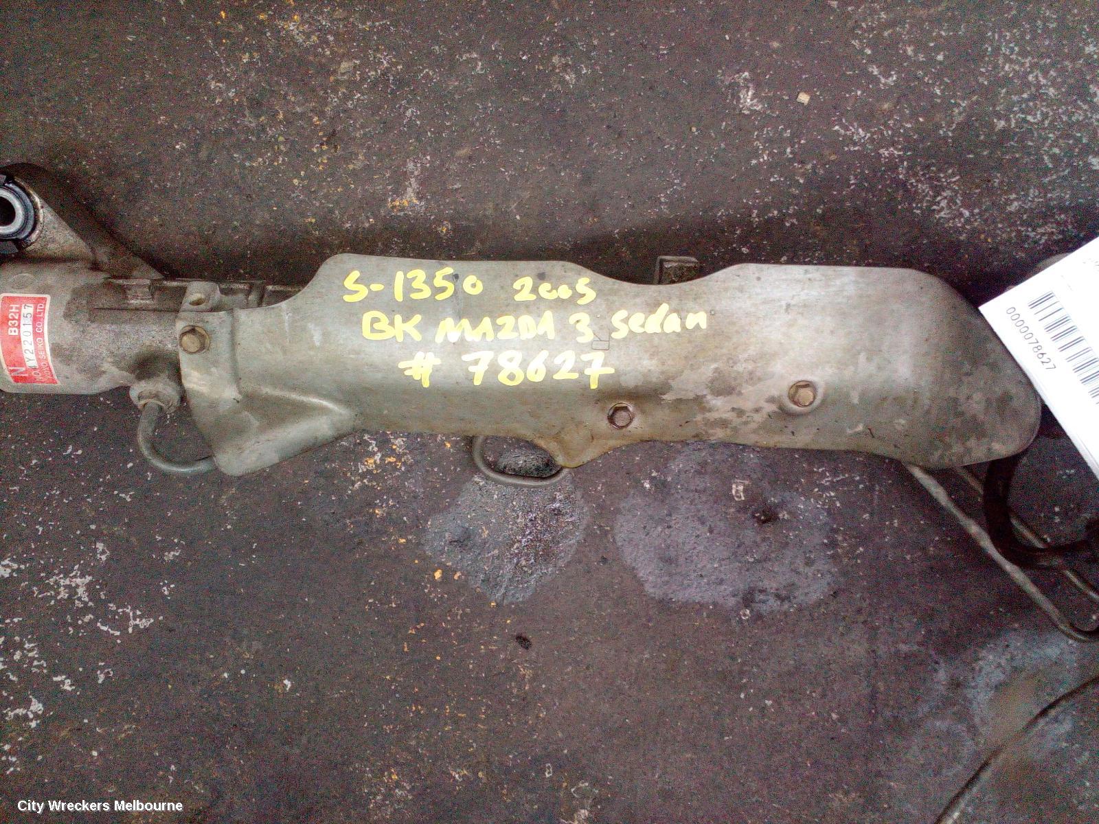 MAZDA 3 STEERING BOX/RACK, BK, W/ SENSOR TYPE, 10/2003 - 04/2009