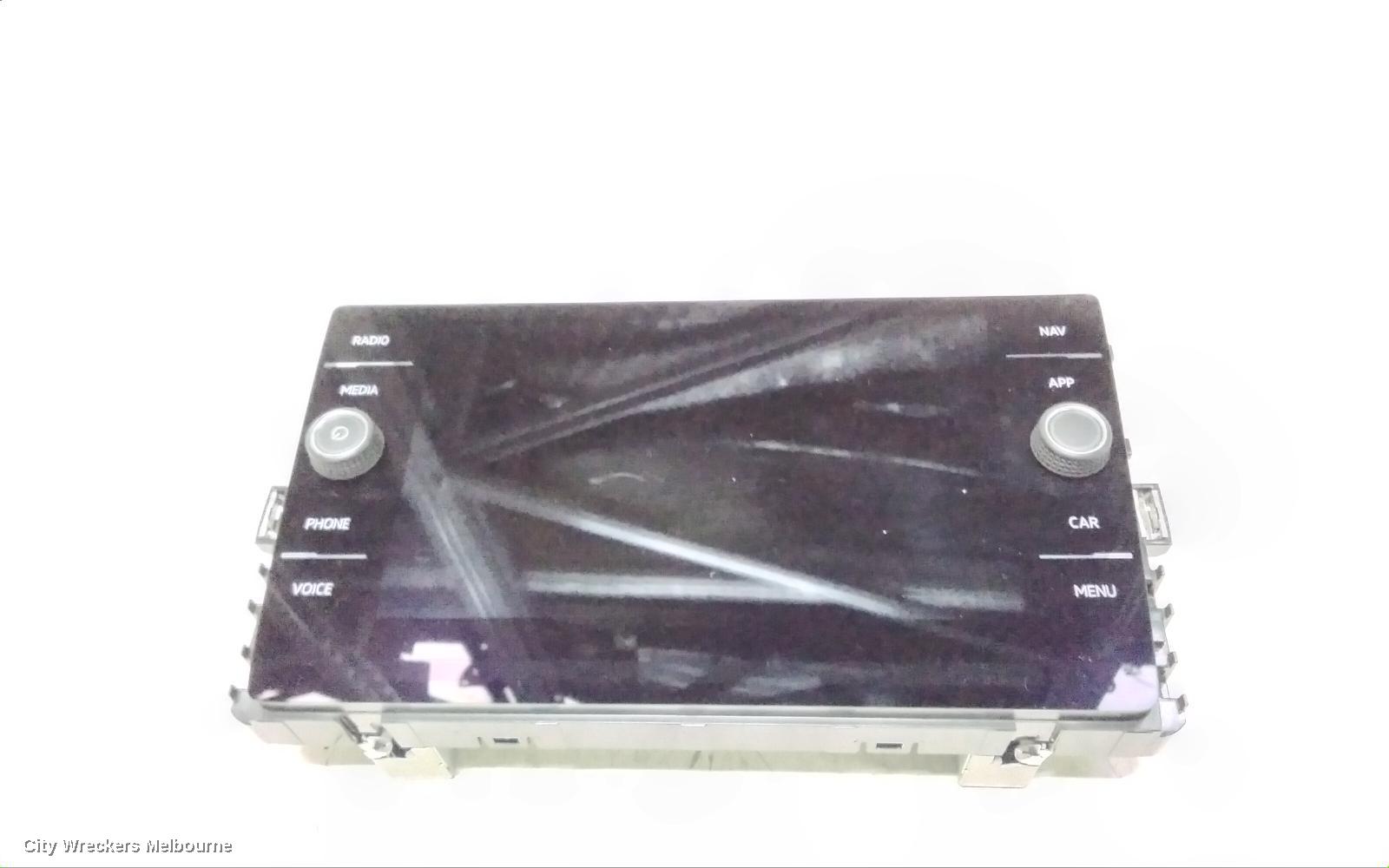 VOLKSWAGEN T-CROSS RADIO/CD/DVD/SAT/TV, DISPLAY UNIT, 8IN TOUCHSCREEN, W/ SAT NAV TYPE, C1, 01/2020 ONWARDS