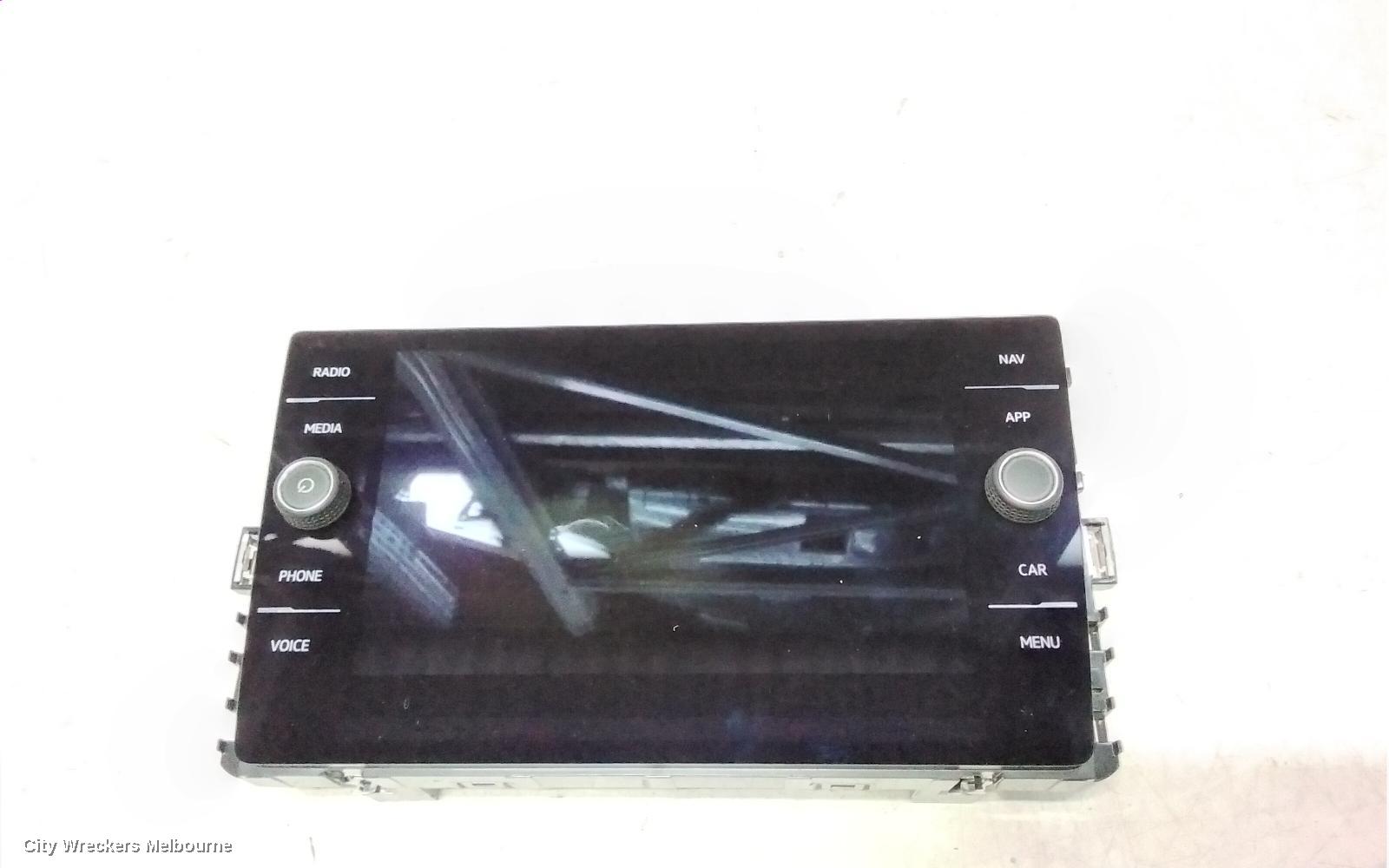 VOLKSWAGEN T-CROSS RADIO/CD/DVD/SAT/TV, DISPLAY UNIT, 8IN TOUCHSCREEN, W/ SAT NAV TYPE, C1, 01/2020 ONWARDS