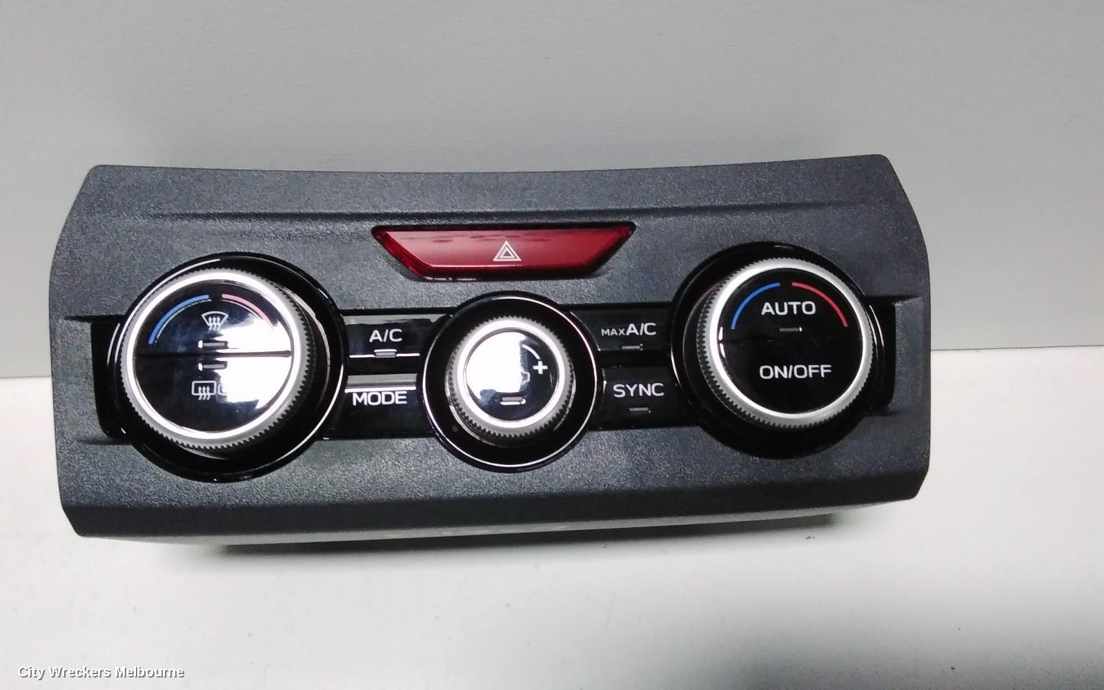 SUBARU XV HEATER/AC CONTROLS, G5X, DUAL ZONE CLIMATE CONTROL TYPE, 03/2017 - 06/2023