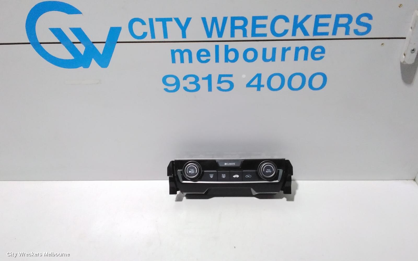 HONDA CIVIC HEATER/AC CONTROLS, 10TH GEN, DUAL ZONE CLIMATE CONTROL TYPE, 05/2016 - 08/2021
