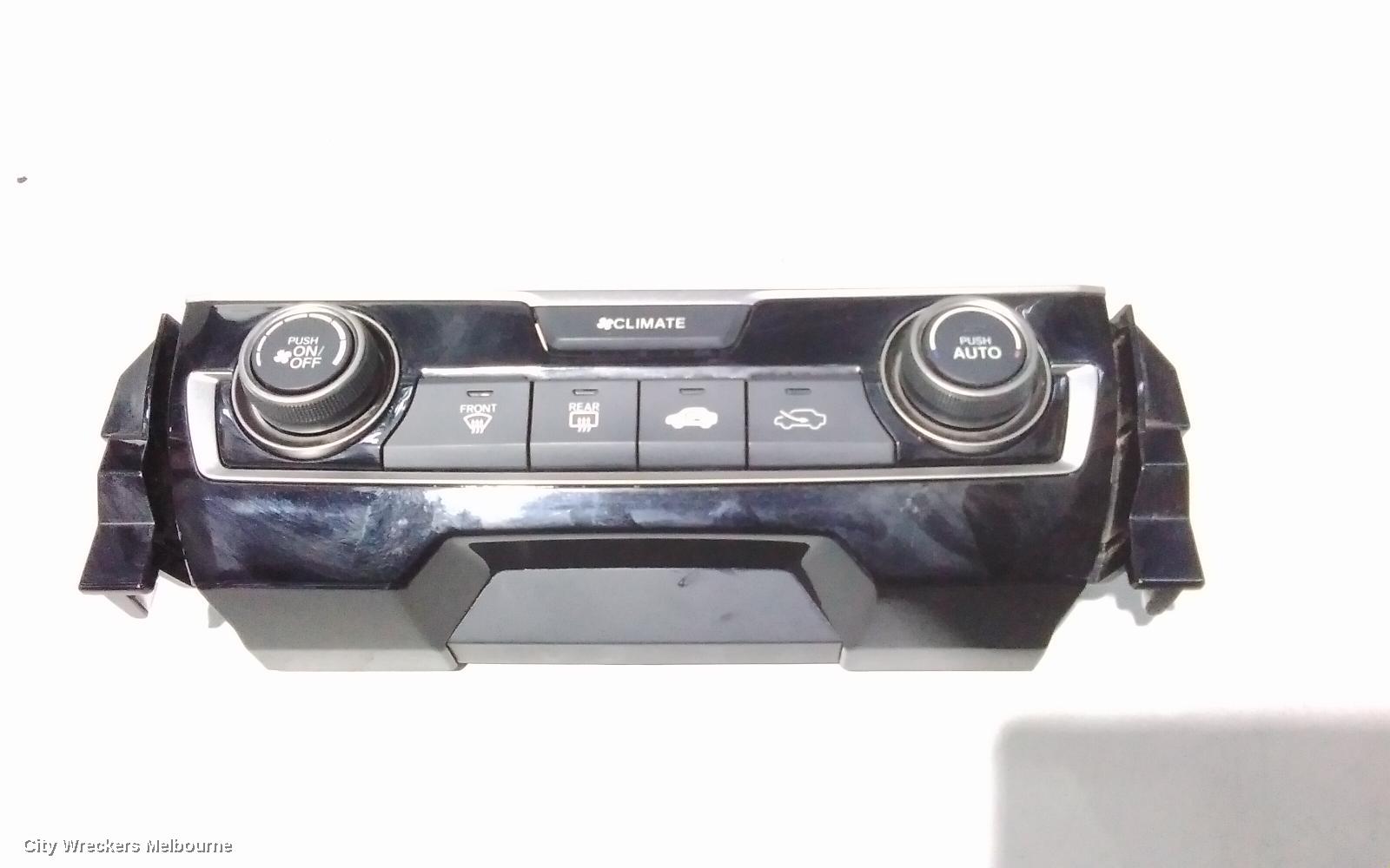 HONDA CIVIC HEATER/AC CONTROLS, 10TH GEN, DUAL ZONE CLIMATE CONTROL TYPE, 05/2016 - 08/2021