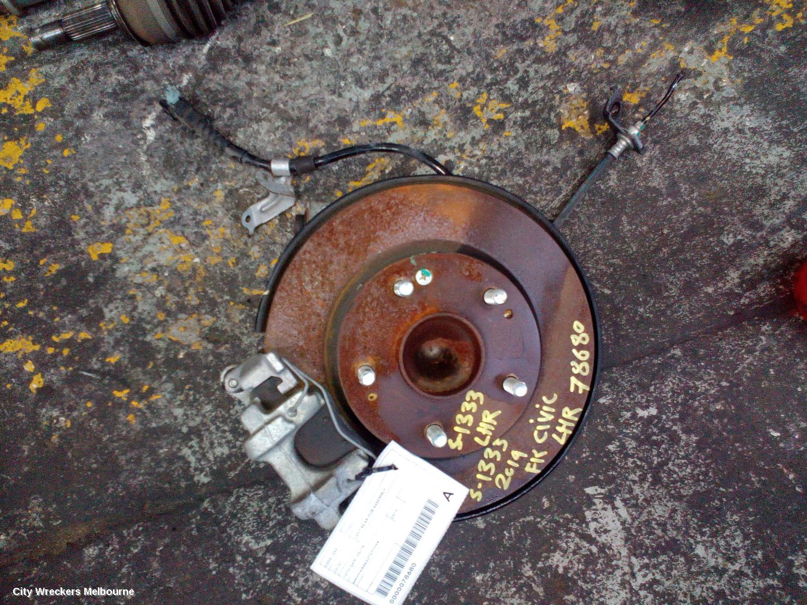 HONDA CIVIC LEFT REAR HUB ASSEMBLY, 10TH GEN, 05/2016 - 08/2021