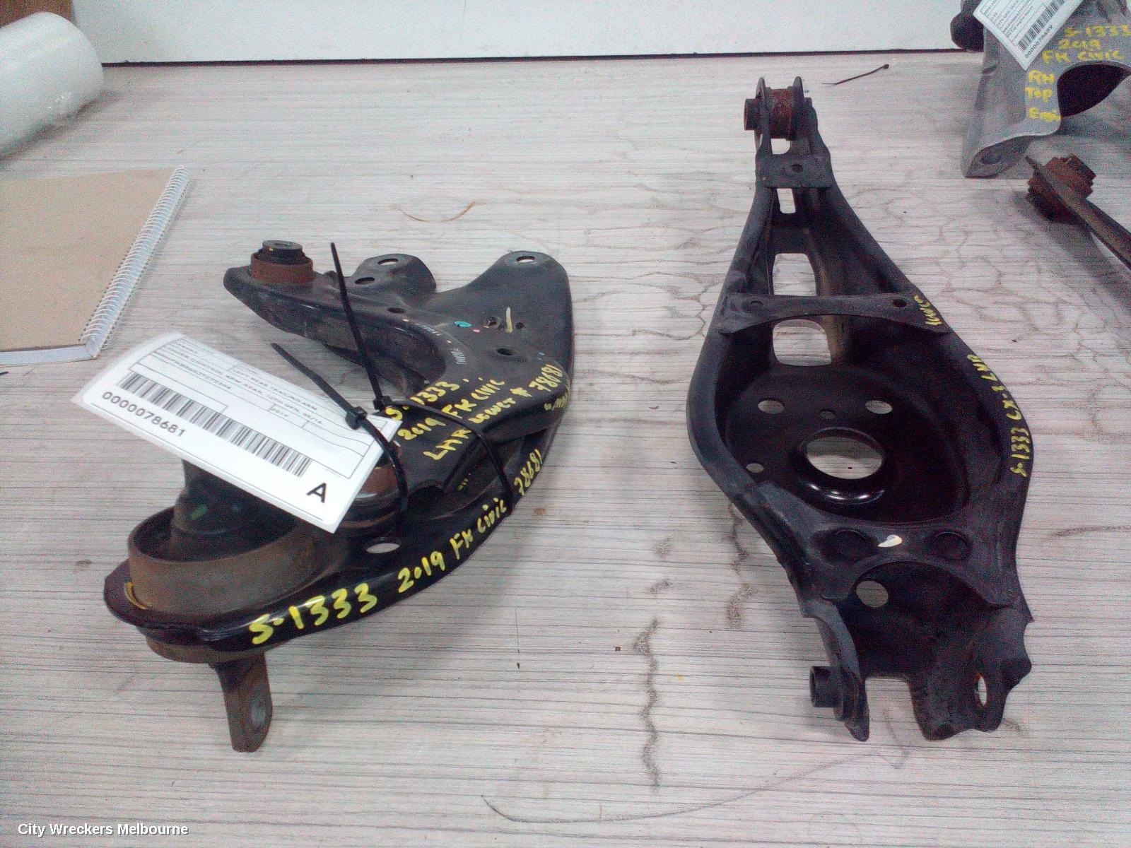 HONDA CIVIC LEFT REAR TRAILING ARM, LOWER CONTROL ARM-REAR, 10TH GEN, 05/2016 ONWARDS