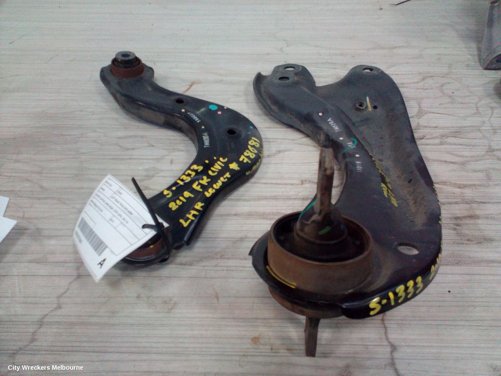 HONDA CIVIC LEFT REAR TRAILING ARM, LOWER CONTROL ARM-REAR, 10TH GEN, 05/2016 ONWARDS
