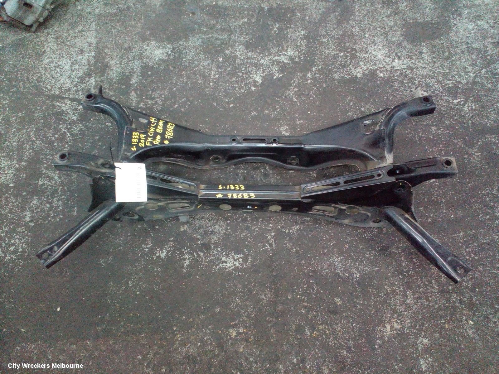 HONDA CIVIC REAR AXLE BEAM (FWD), 10TH GEN, 05/2016 - 08/2021