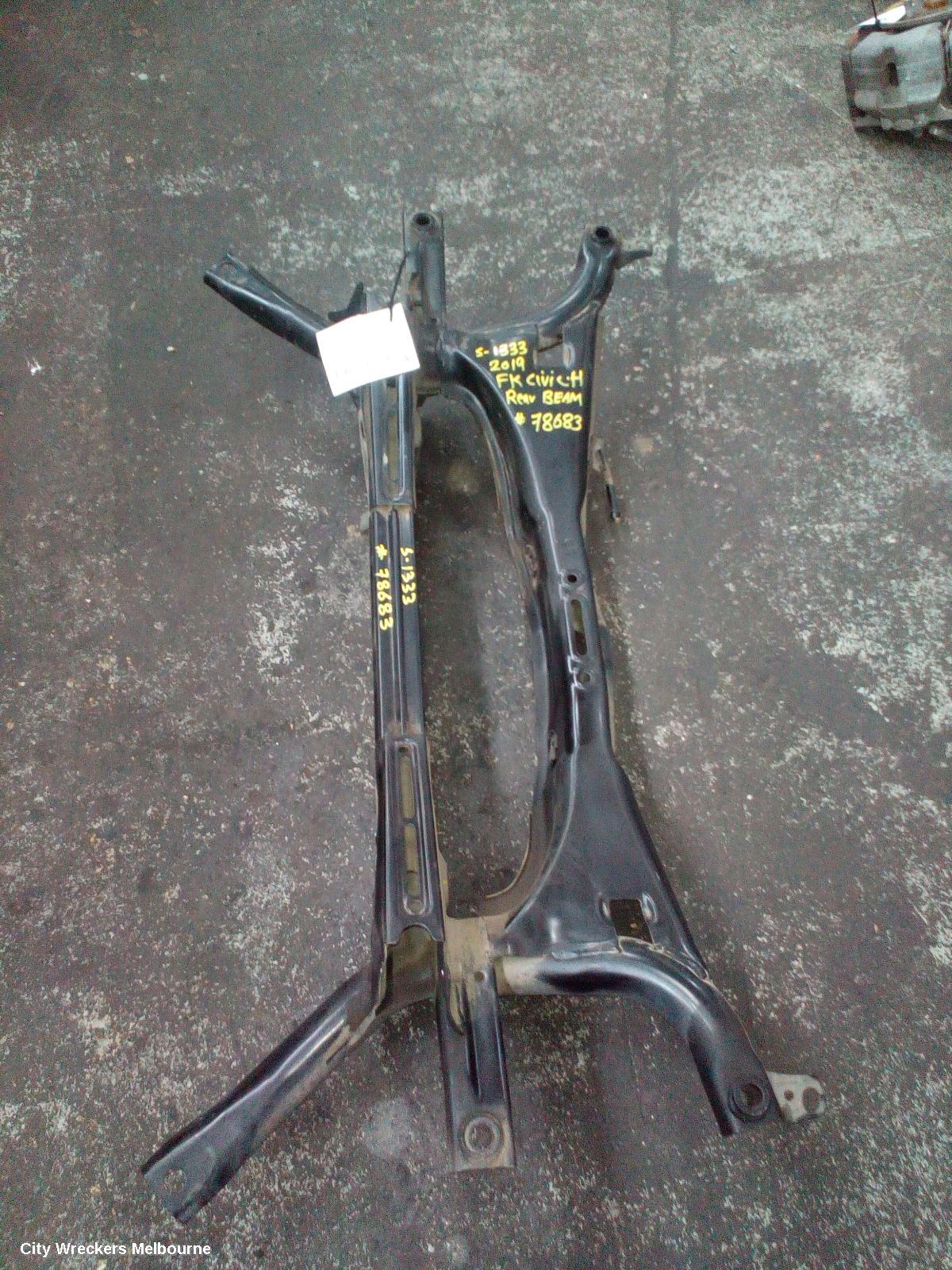HONDA CIVIC REAR AXLE BEAM (FWD), 10TH GEN, 05/2016 - 08/2021