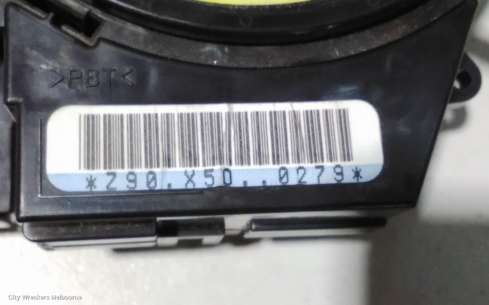 MAZDA 3 AIRBAG MODULE/SENSOR, CLOCKSPRING, TWO PLUG AIRBAG TYPE, BK, 10/2003 - 04/2009