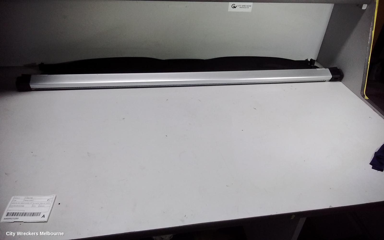 SUBARU FORESTER PARCEL SHELF CARGO BLIND, CARGO BLIND, NON POWER LIFT TAILGATE TYPE, SJ, 12/2012 - 08/2018