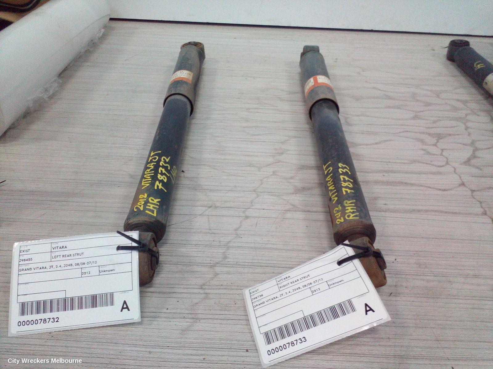 SUZUKI VITARA RIGHT REAR STRUT, GRAND VITARA, JT, 2.4, J24B, 08/2008 - 07/2012