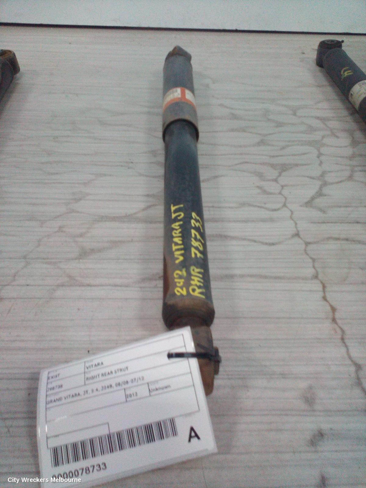 SUZUKI VITARA RIGHT REAR STRUT, GRAND VITARA, JT, 2.4, J24B, 08/2008 - 07/2012