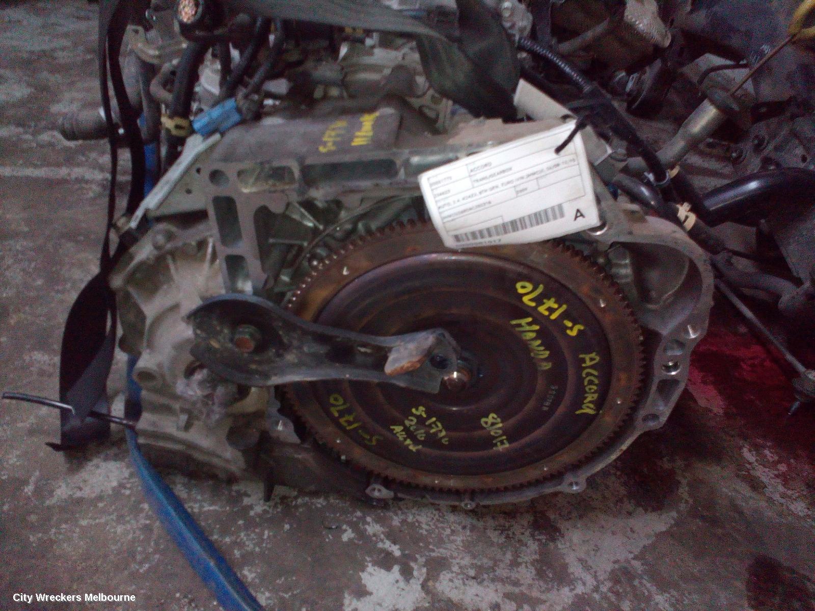 HONDA ACCORD TRANS/GEARBOX, AUTO, 2.4, K24Z3, 8TH GEN, EURO (VIN JHMCU), 06/2008 - 12/2015