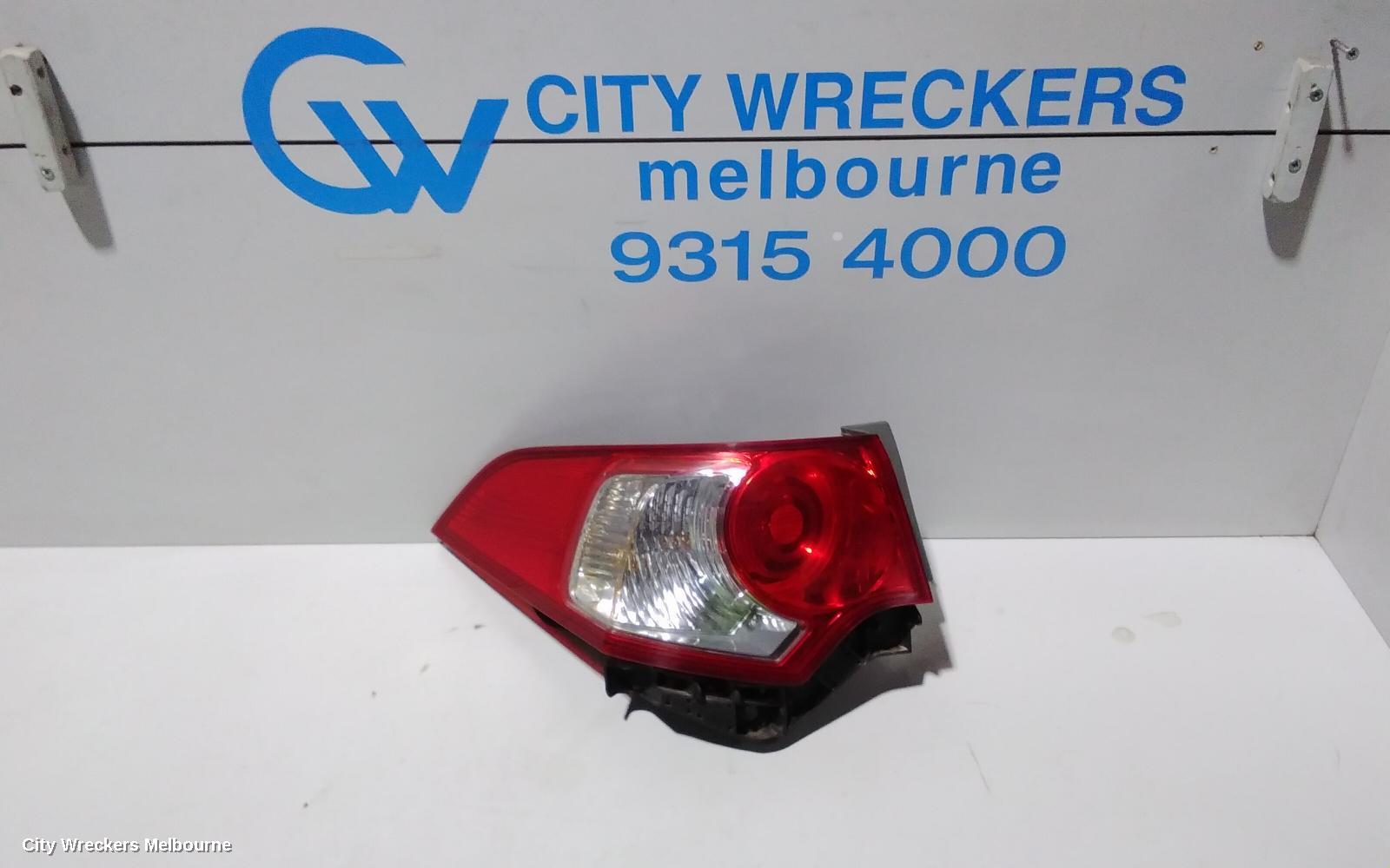 HONDA ACCORD LEFT TAILLIGHT, 8TH GEN, EURO (VIN JHMCU), SEDAN, 06/2008 - 06/2011