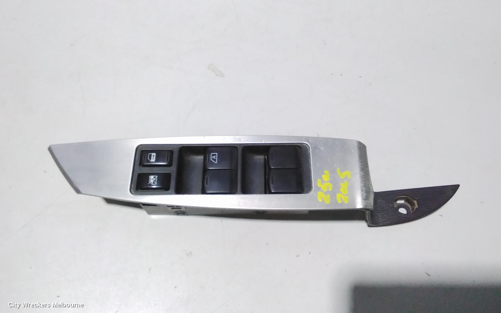 NISSAN MURANO PWR DR WIND SWITCH, RH FRONT (MASTER SWITCH), Z50, 05/2002 - 12/2008