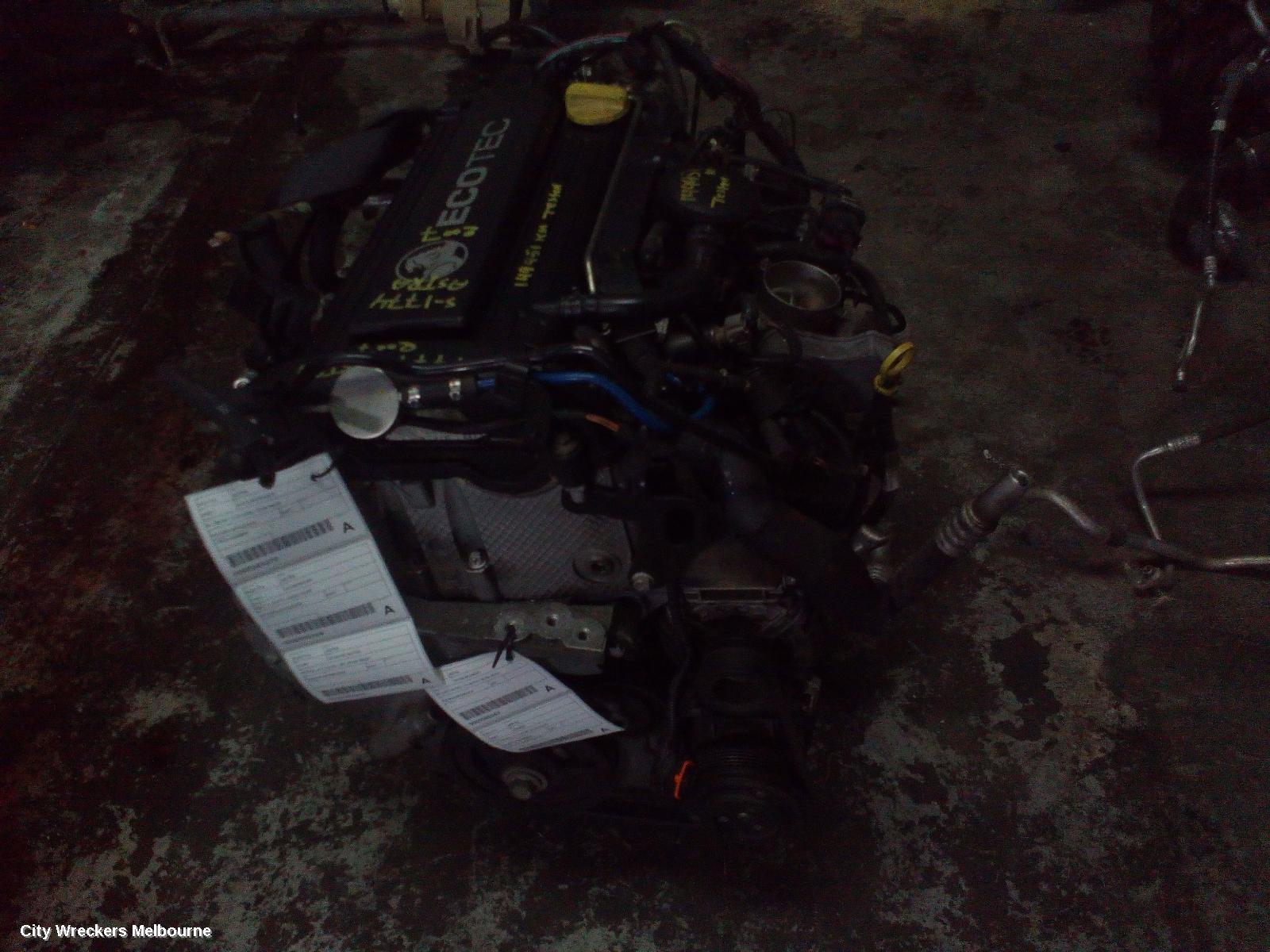 HOLDEN ASTRA ENGINE, AH, PETROL, 2.2, Z22YH, 09/2006 - 08/2009