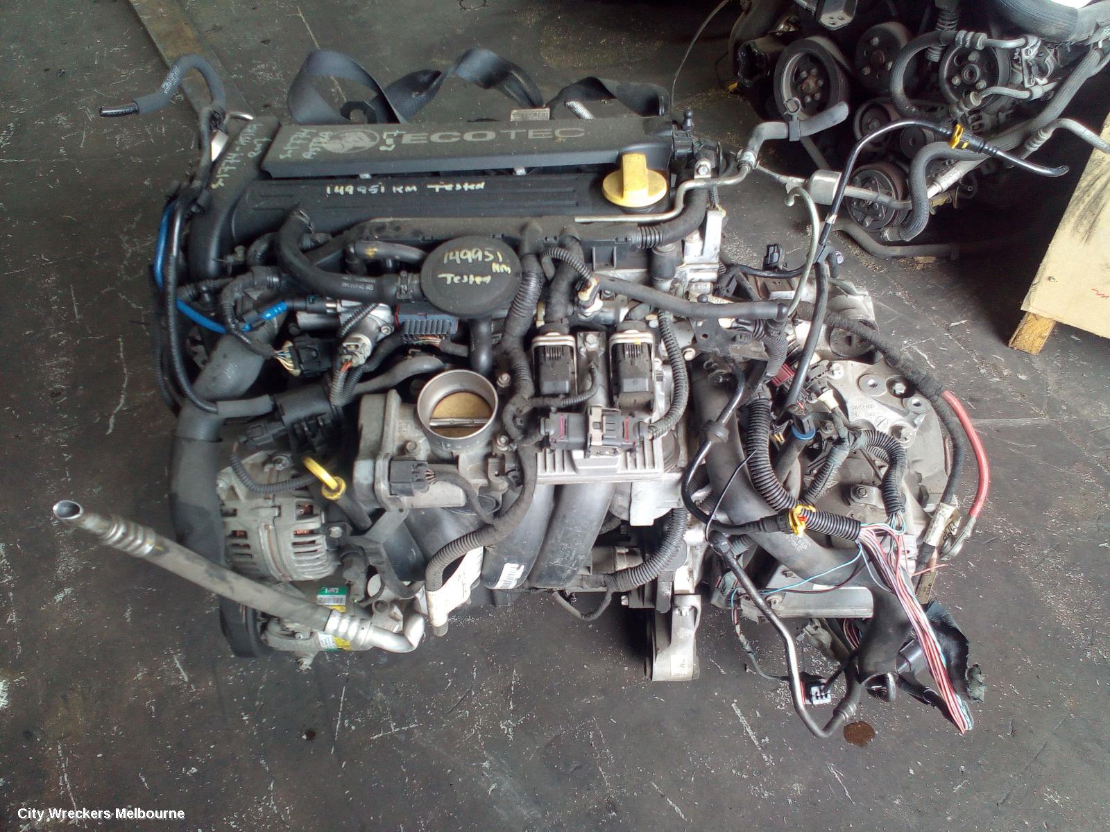 HOLDEN ASTRA ENGINE, AH, PETROL, 2.2, Z22YH, 09/2006 - 08/2009