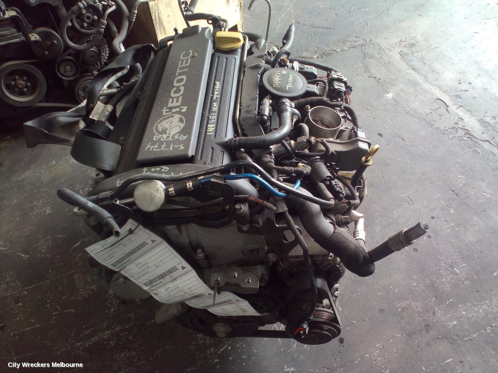 HOLDEN ASTRA ENGINE, AH, PETROL, 2.2, Z22YH, 09/2006 - 08/2009