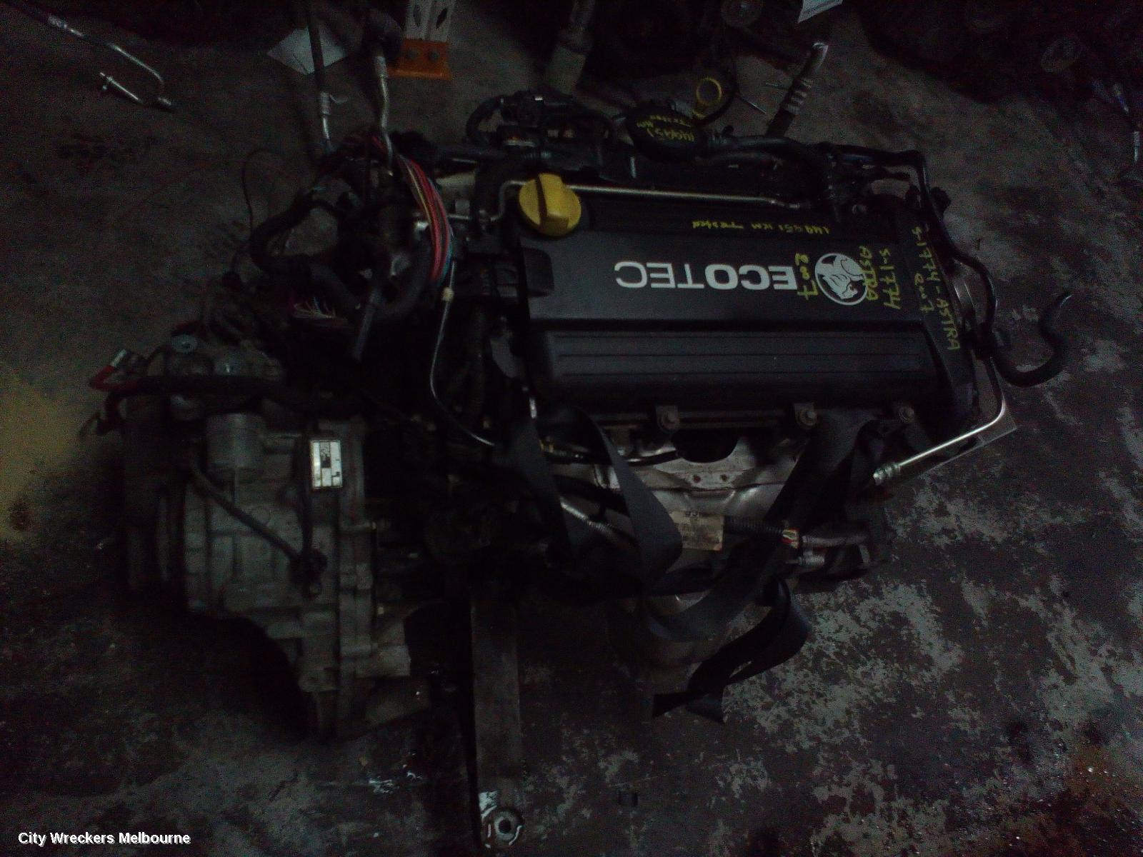 HOLDEN ASTRA TRANS/GEARBOX, AH, AUTO, PETROL, 2.2, Z22YH, 09/2006 - 08/2009