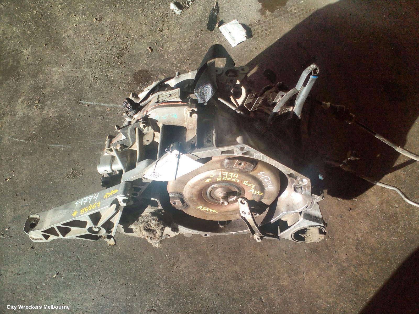 HOLDEN ASTRA TRANS/GEARBOX, AH, AUTO, PETROL, 2.2, Z22YH, 09/2006 - 08/2009