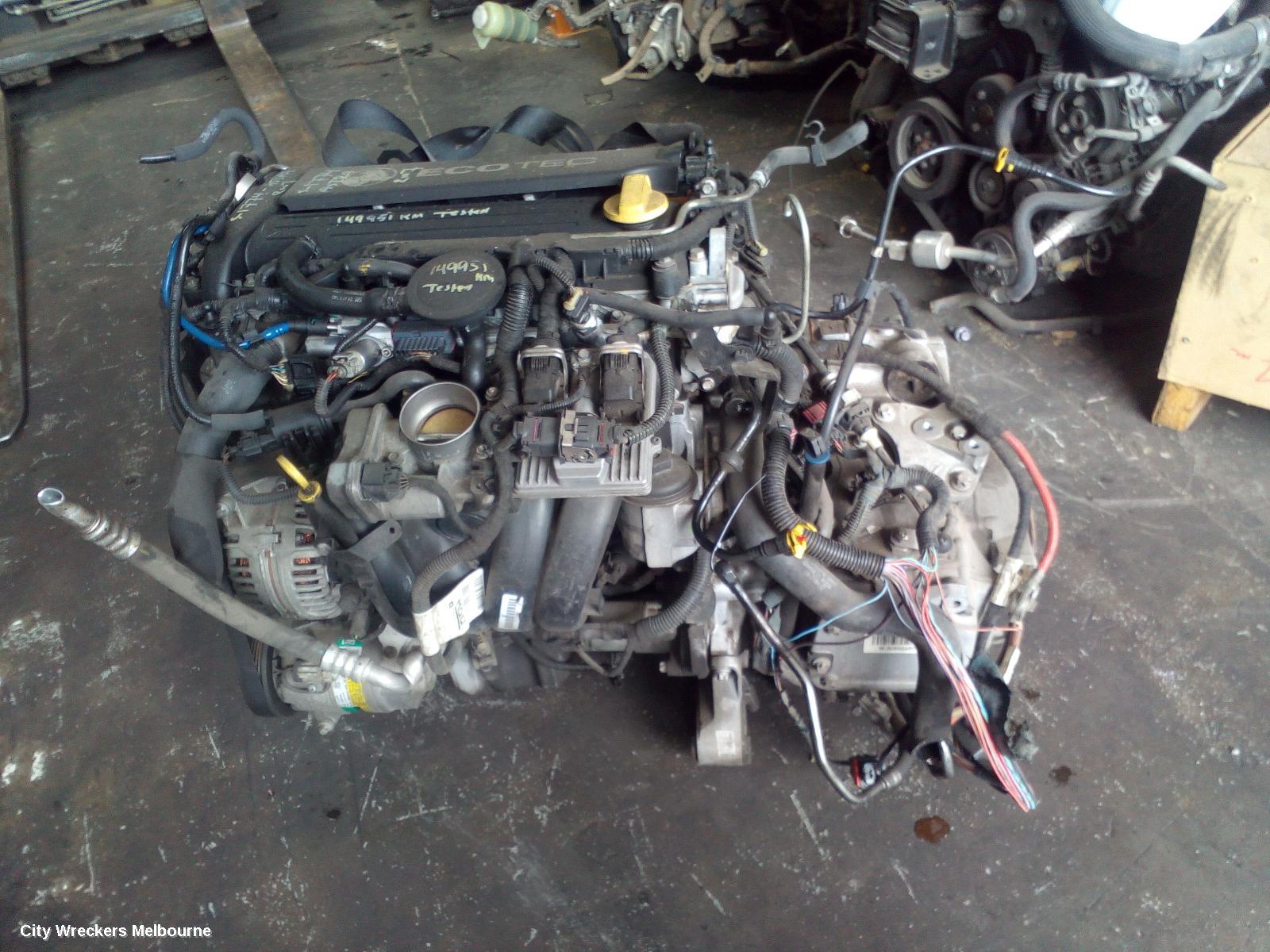 HOLDEN ASTRA TRANS/GEARBOX, AH, AUTO, PETROL, 2.2, Z22YH, 09/2006 - 08/2009