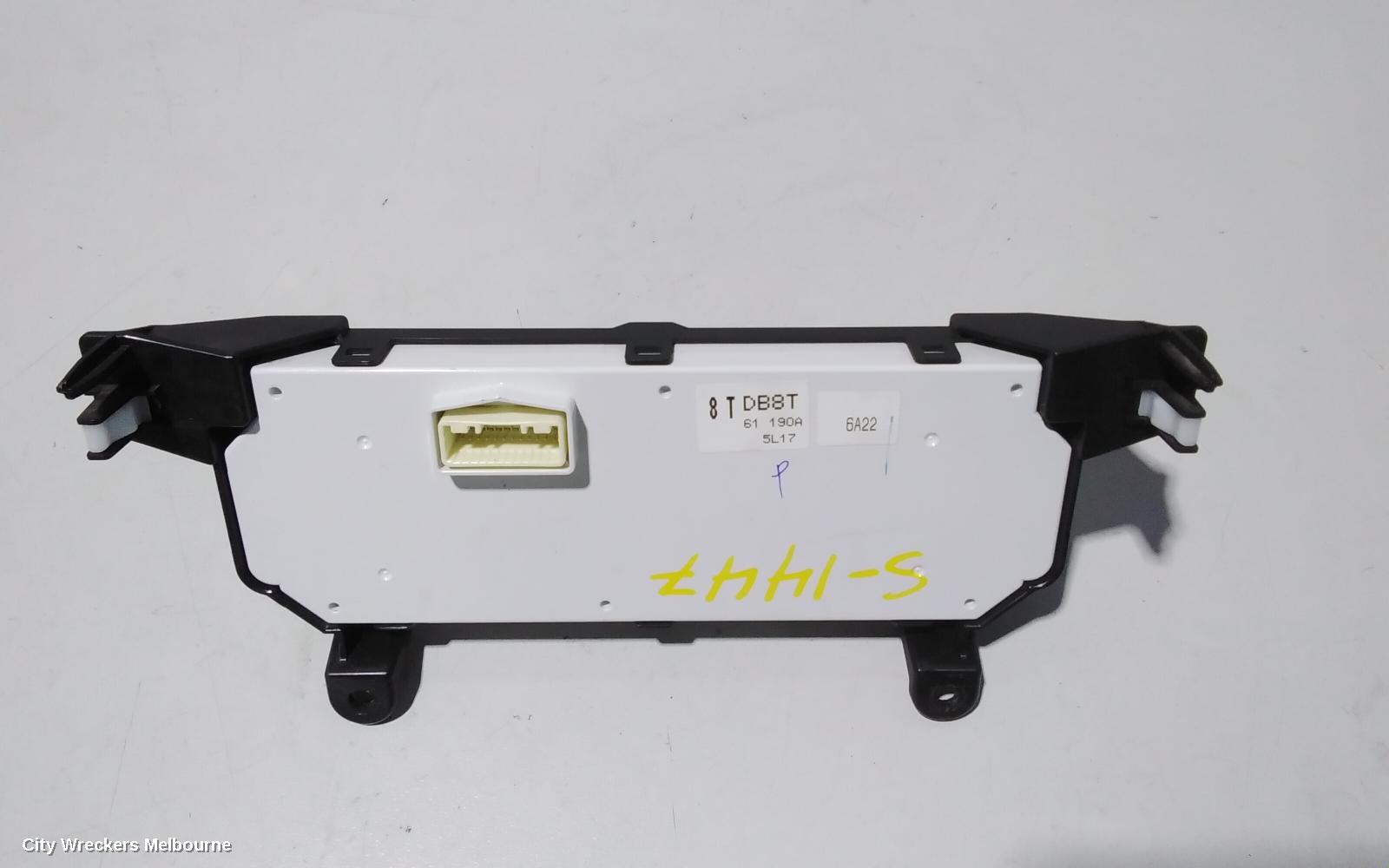 MAZDA CX3 HEATER/AC CONTROLS, DK, CLIMATE CONTROL TYPE, 03/2015 ONWARDS