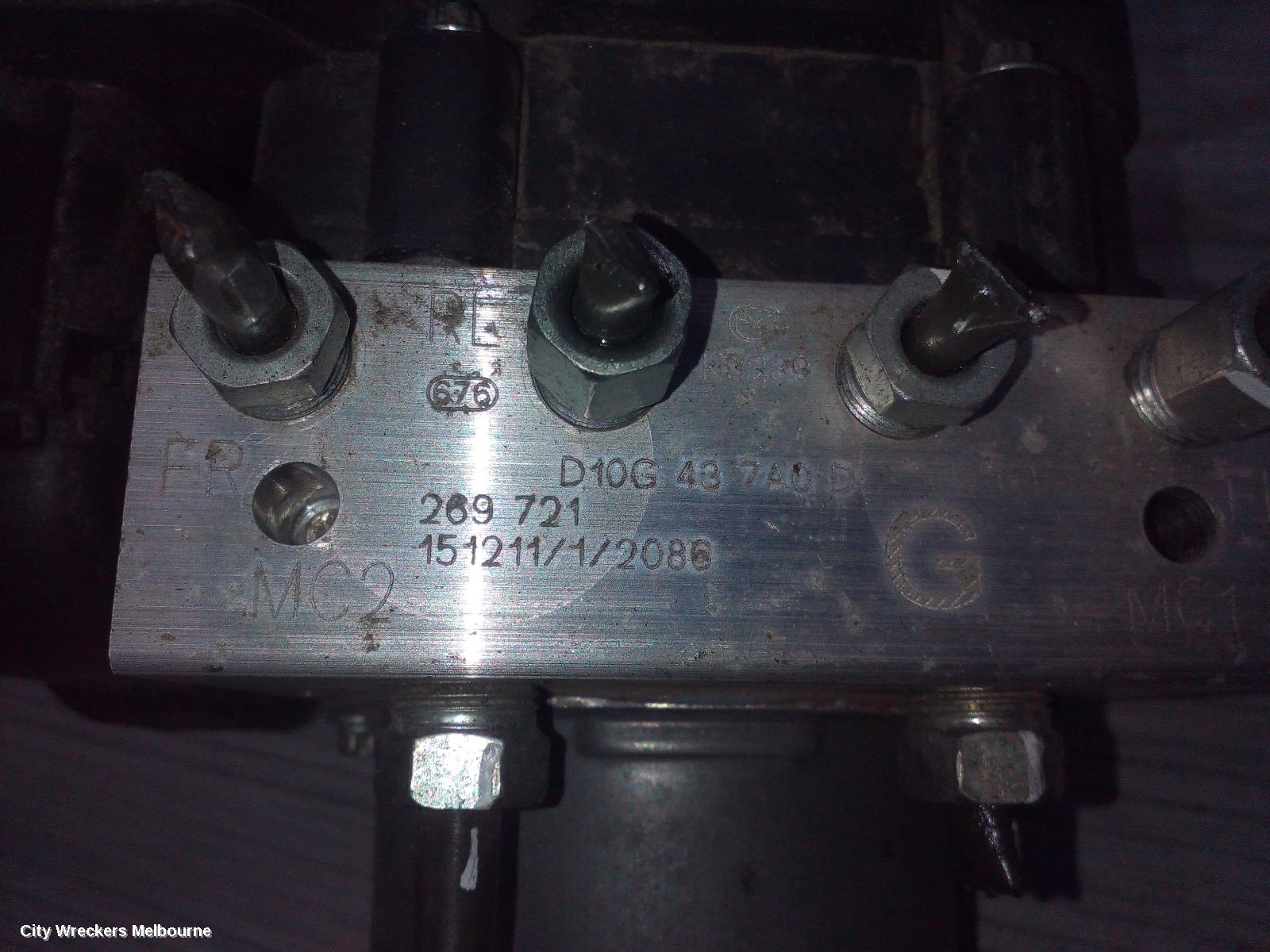 MAZDA CX3 ABS PUMP/MODULATOR, DK, P/N D10G437A0D, 03/2015 ONWARDS