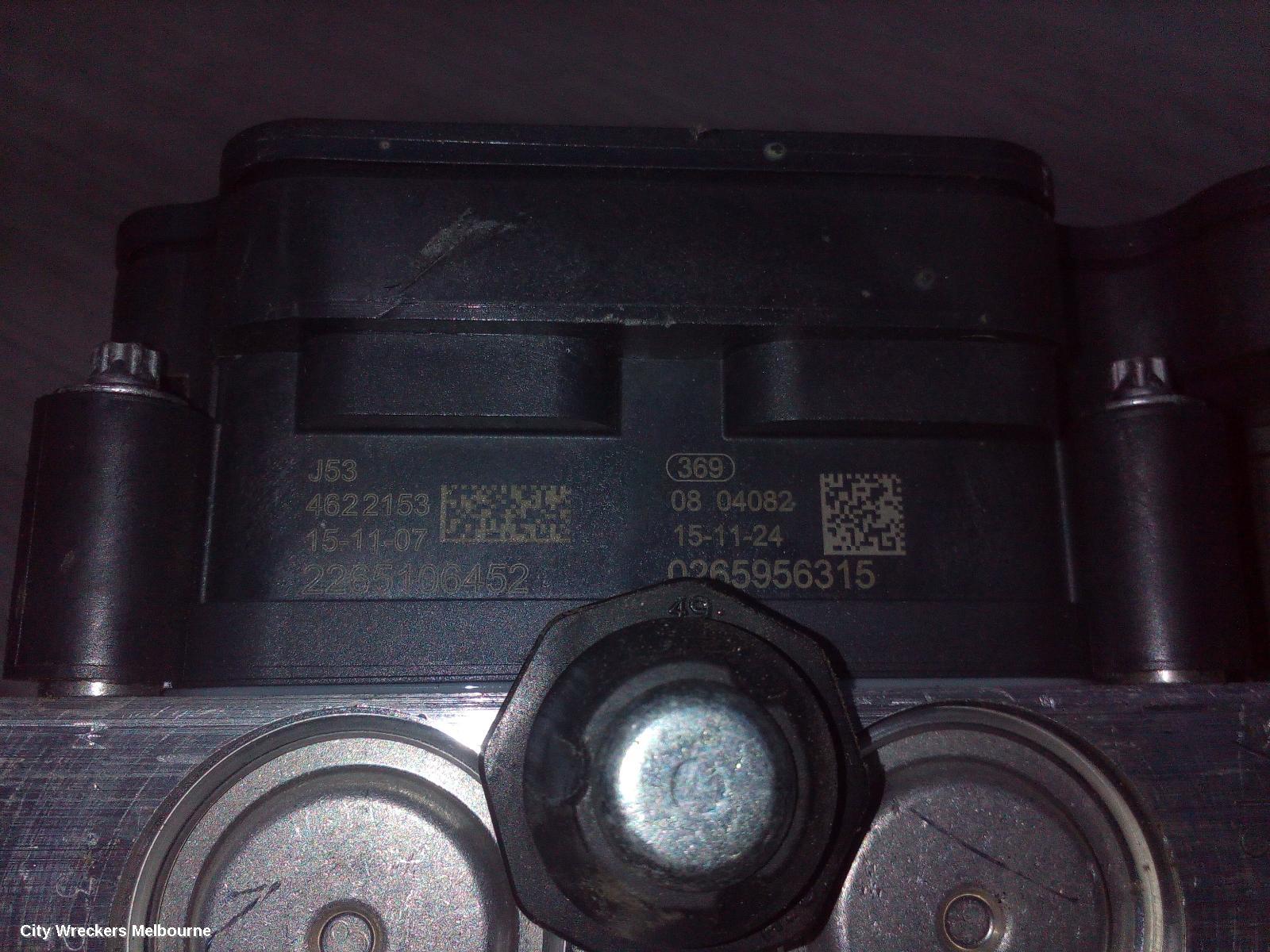 MAZDA CX3 ABS PUMP/MODULATOR, DK, P/N D10G437A0D, 03/2015 ONWARDS