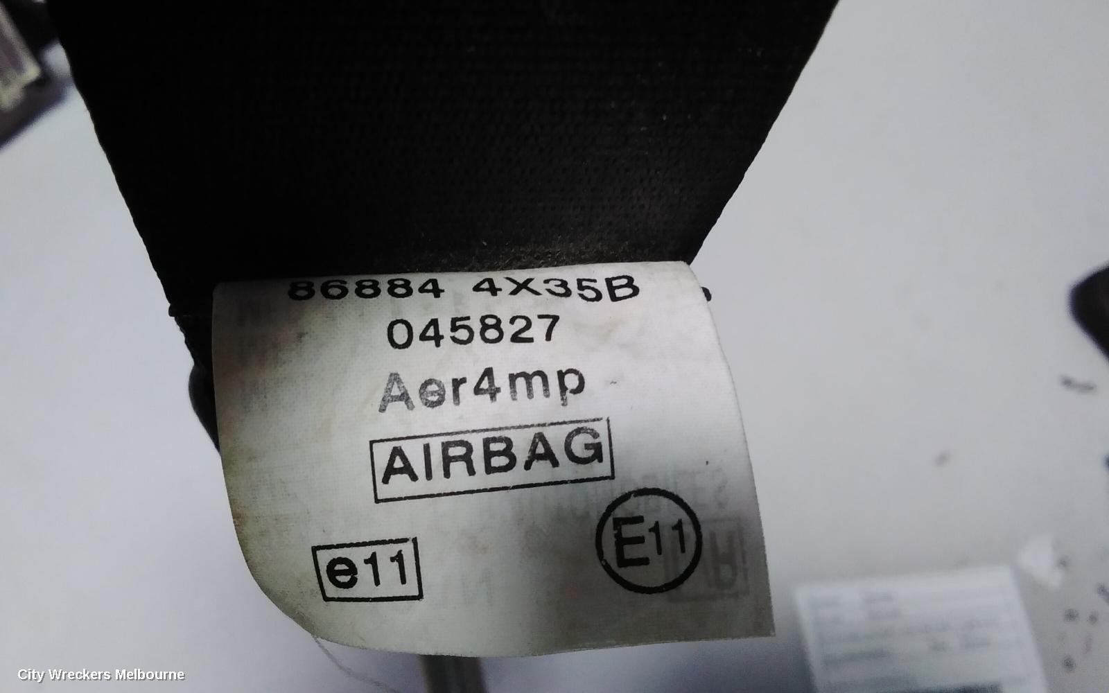NISSAN NAVARA SEATBELT/STALK, D22, RH FRONT, SEAT BELT ONLY, NON AIRBAG TYPE, 04/1997 - 08/2015