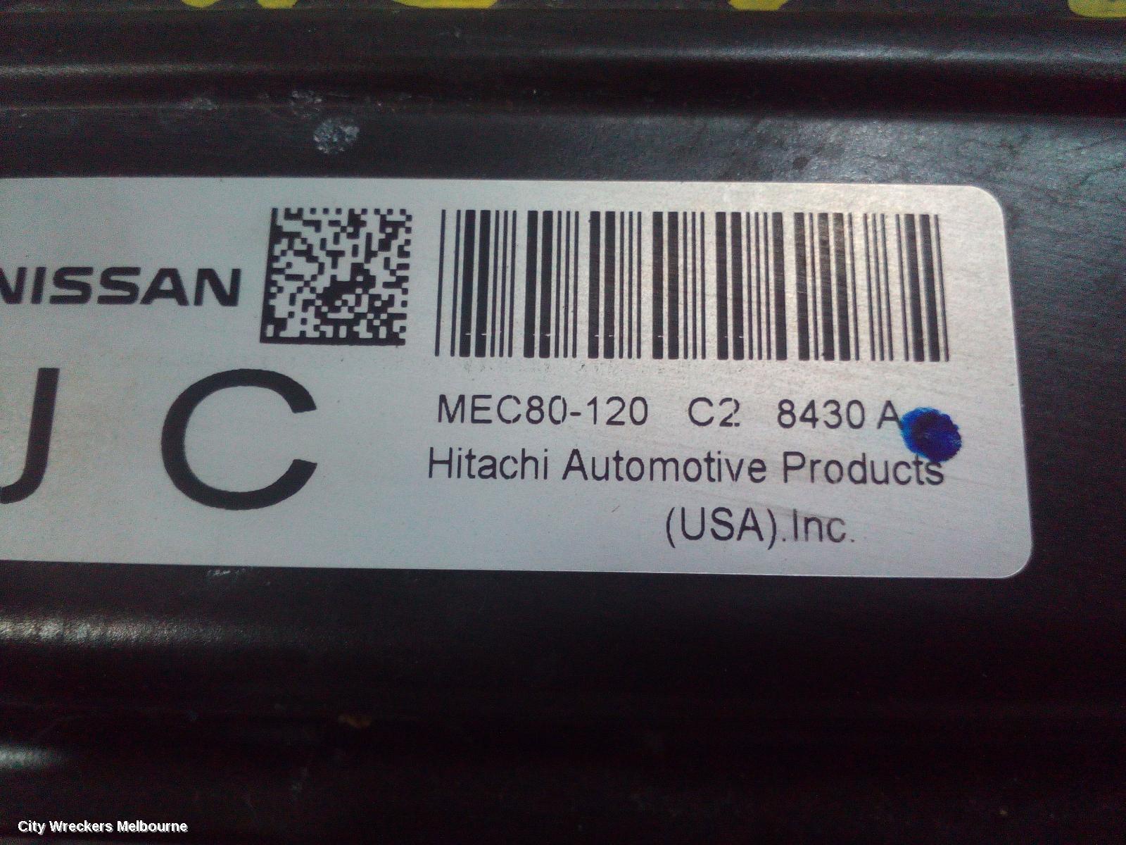 NISSAN NAVARA ECU, D40 (VIN VSK), ENGINE ECU, 4.0, PETROL, MANUAL T/M, ECU ONLY, 09/2005 - 12/2011