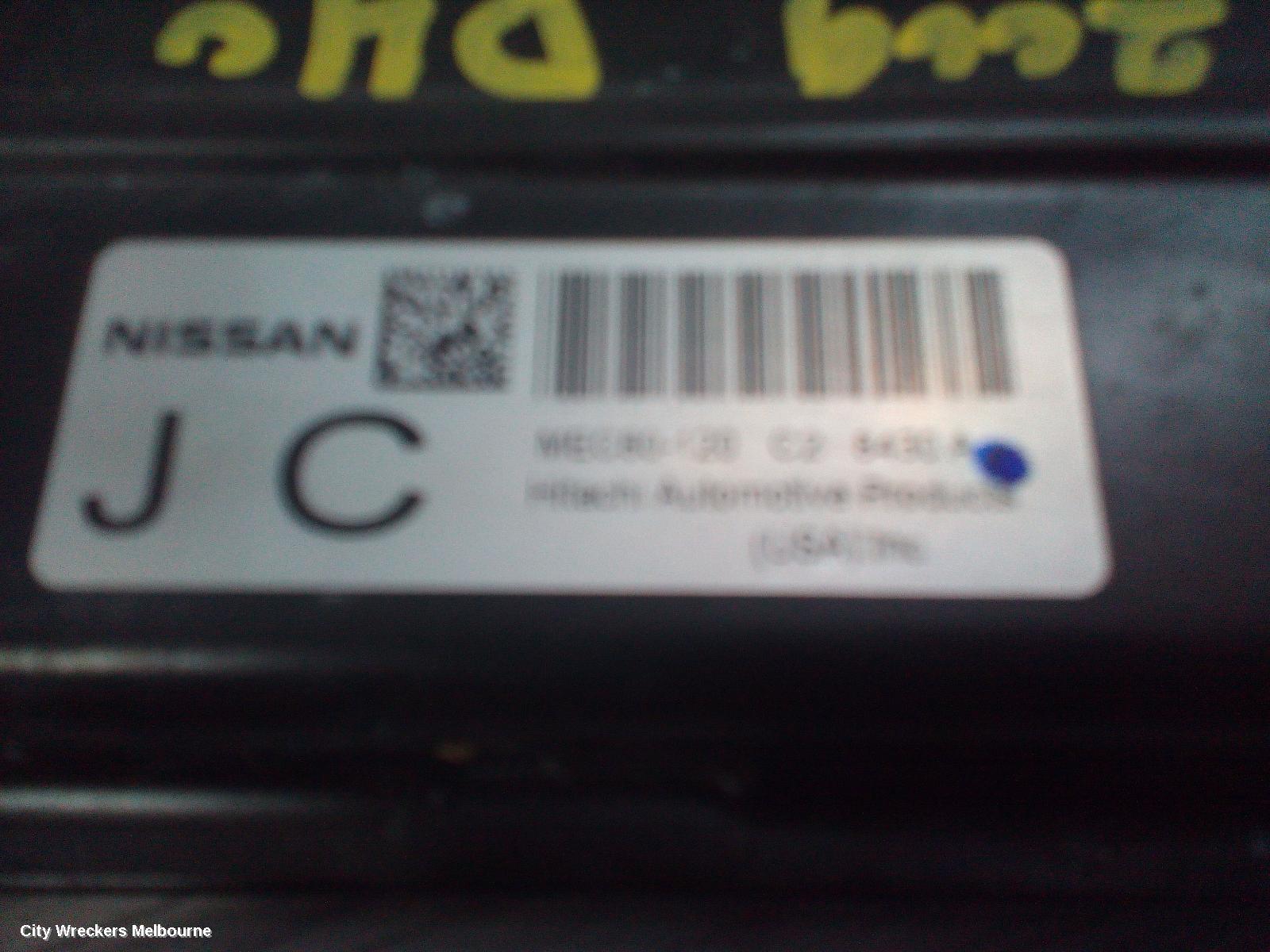 NISSAN NAVARA ECU, D40 (VIN VSK), ENGINE ECU, 4.0, PETROL, MANUAL T/M, ECU ONLY, 09/2005 - 12/2011