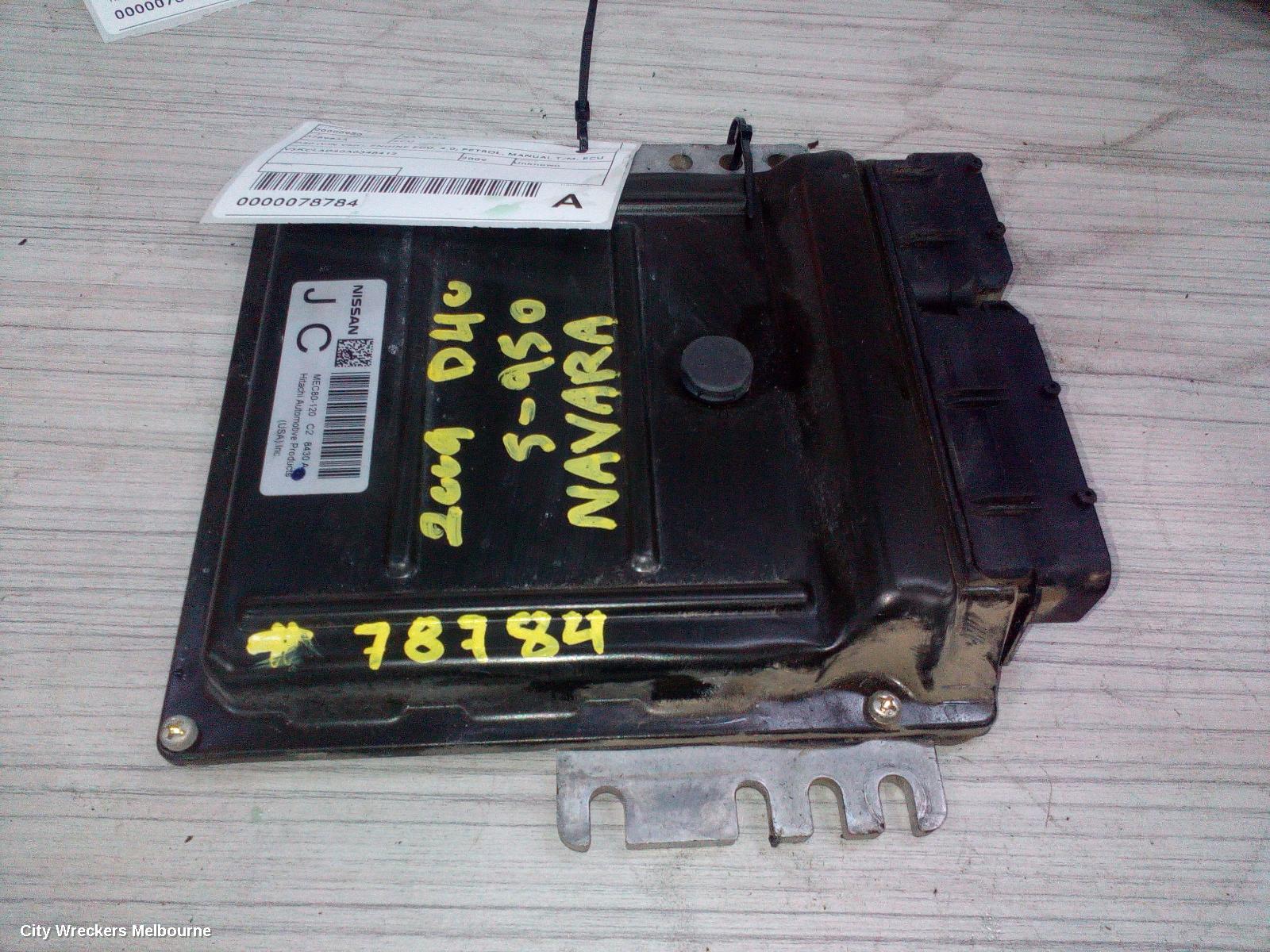 NISSAN NAVARA ECU, D40 (VIN VSK), ENGINE ECU, 4.0, PETROL, MANUAL T/M, ECU ONLY, 09/2005 - 12/2011
