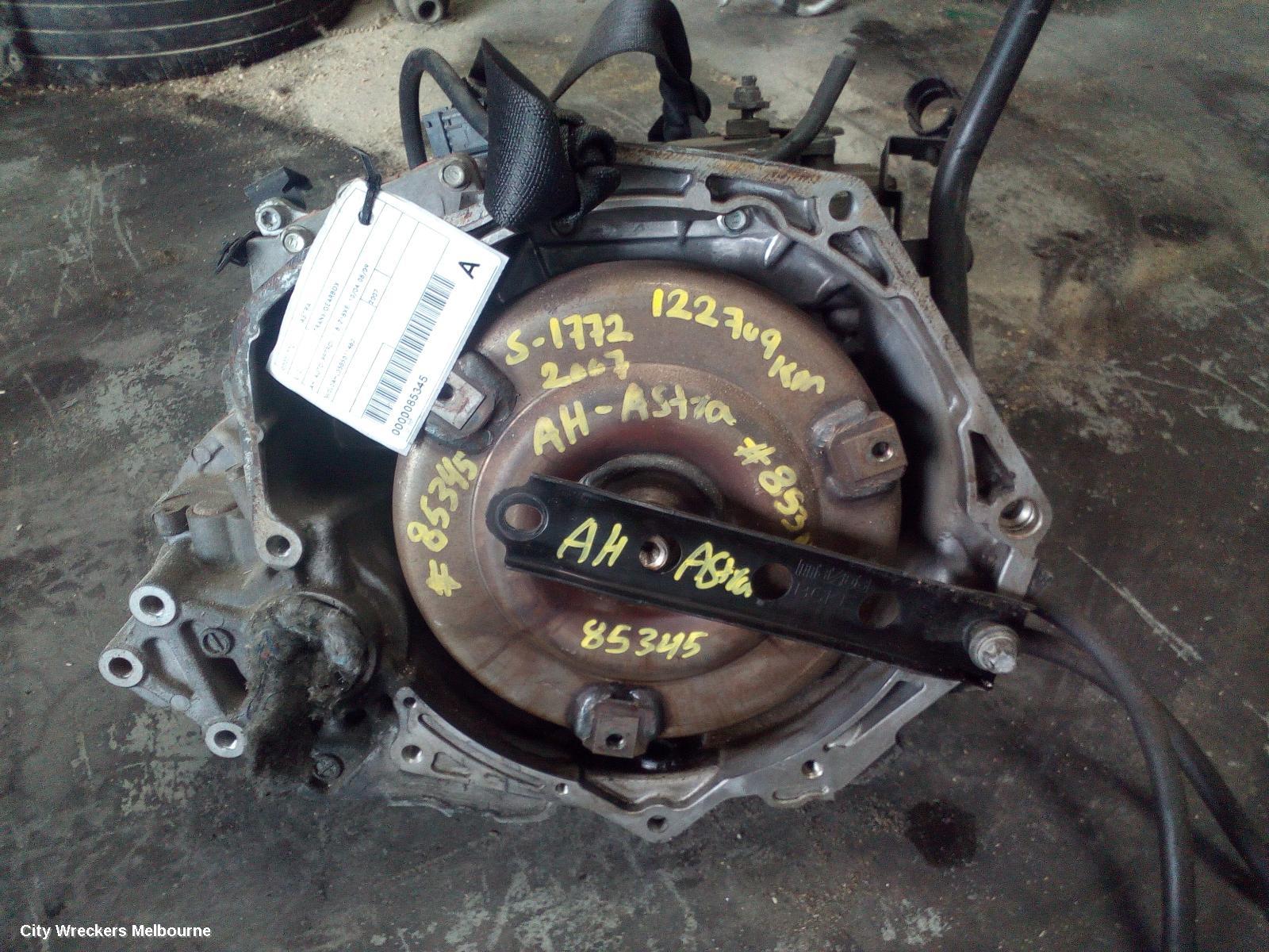 HOLDEN ASTRA TRANS/GEARBOX, AH, AUTO, PETROL, 1.8, Z18XER, 10/2004 - 08/2009