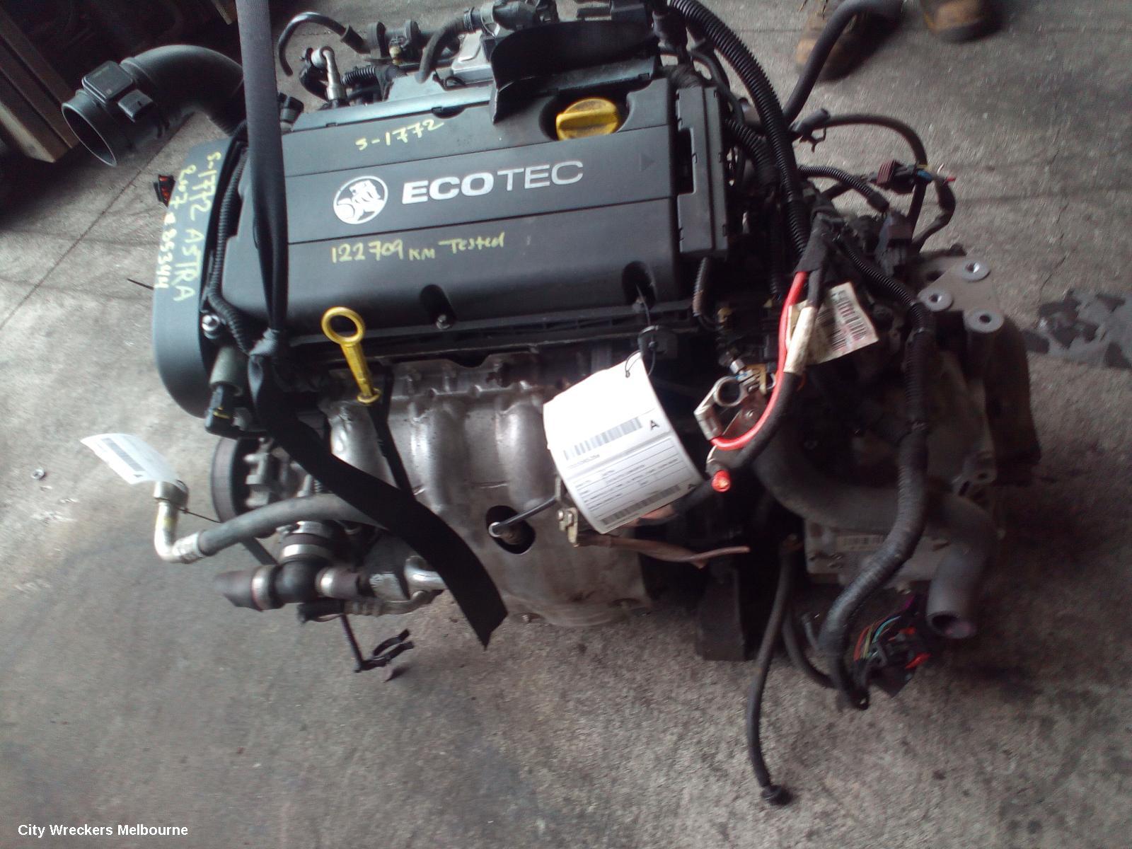HOLDEN ASTRA TRANS/GEARBOX, AH, AUTO, PETROL, 1.8, Z18XER, 10/2004 - 08/2009