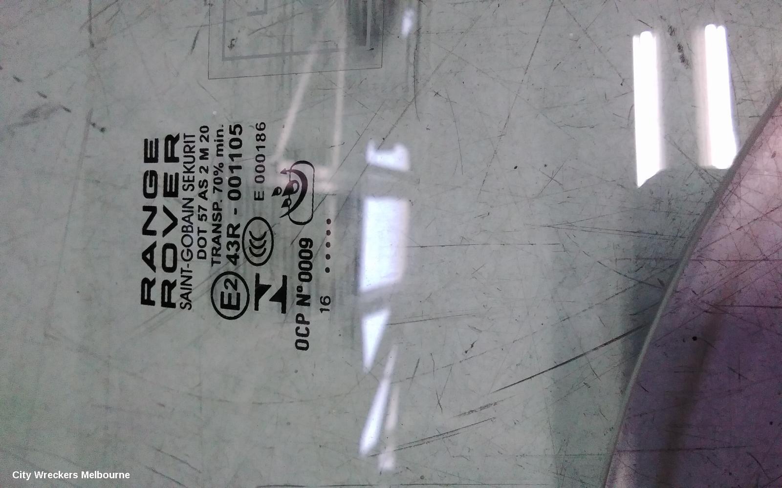 LAND ROVER RANGEROVER EVOQUE RIGHT FRONT DOOR WINDOW, L538, 11/2011 - 01/2019