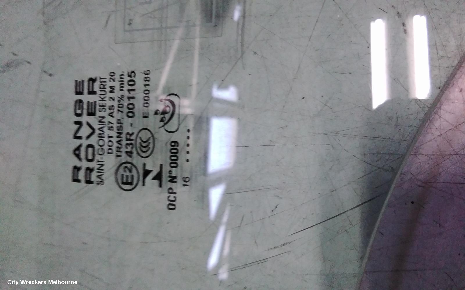 LAND ROVER RANGEROVER EVOQUE RIGHT FRONT DOOR WINDOW, L538, 11/2011 - 01/2019